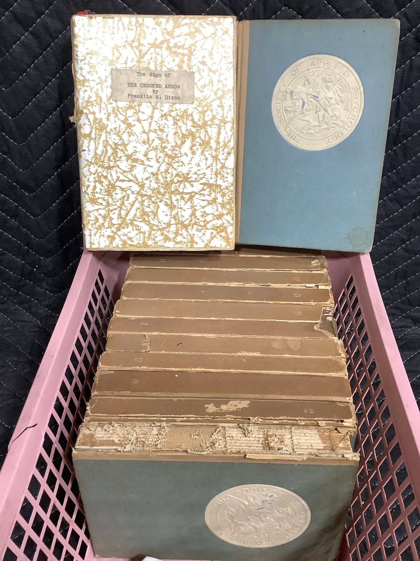Vintage Society of Applied Tehcnology books and The Sign of the Crooked arrow by Franklin W Dixon: Vintage Society of Applied Tehcnology books and The Sign of the Crooked arrow by Franklin W Dixon