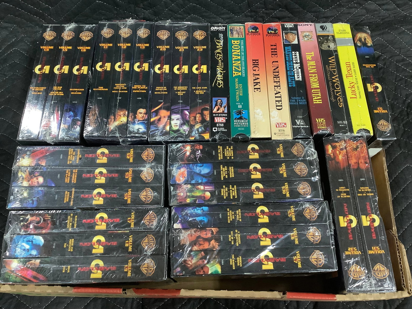 Vintage sealed VHS tapes: Vintage sealed VHS tapes