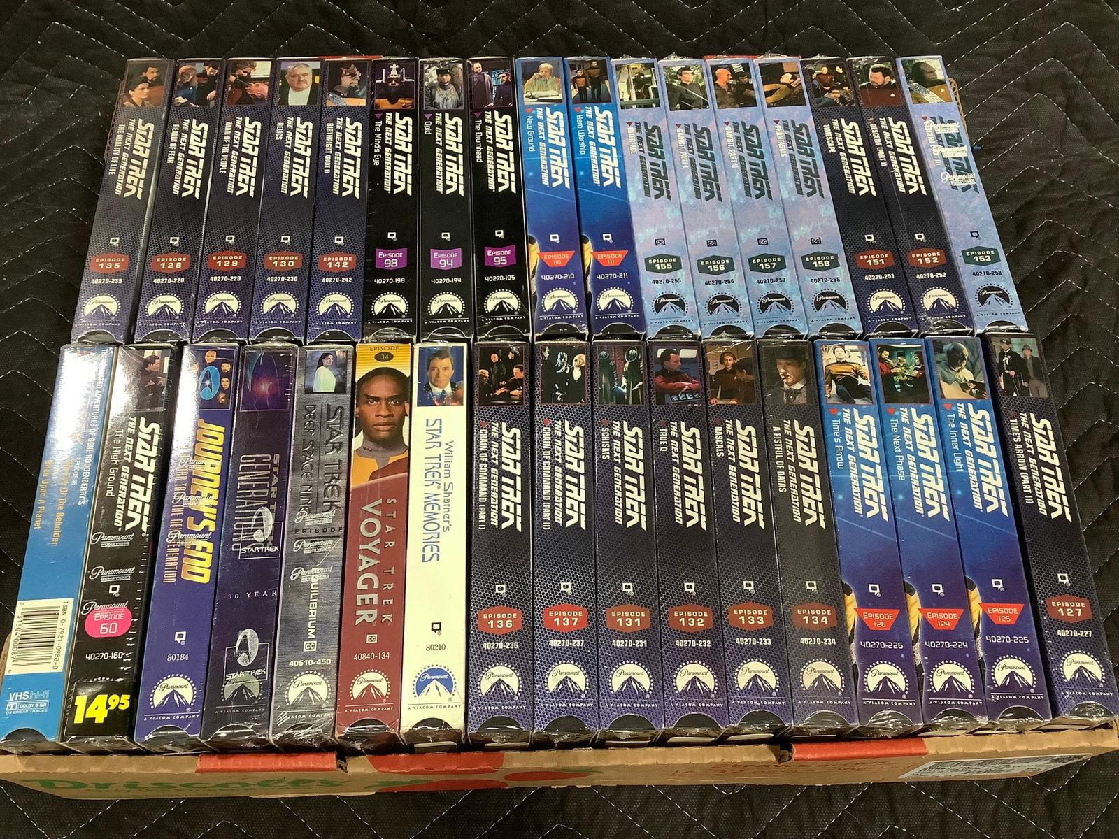 Star Trek sealed VHS tapes: Star Trek sealed VHS tapes