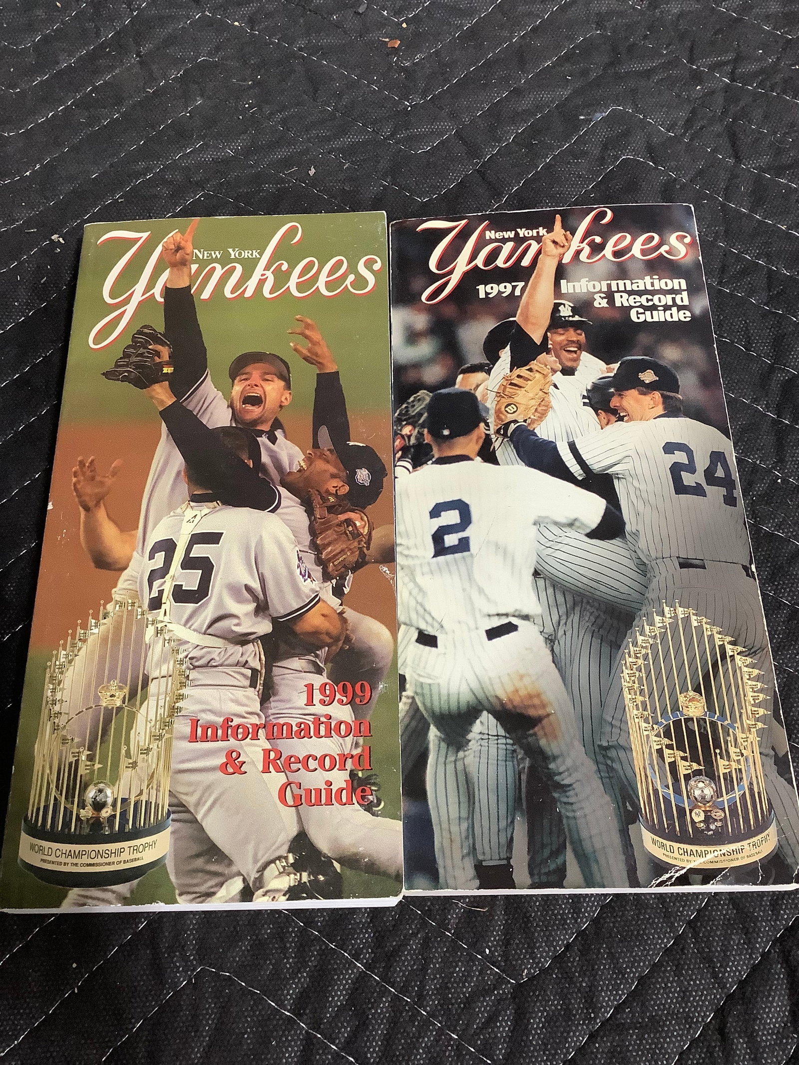 1997 and 1999 NY Yankees information and record guide books (1 of 1)