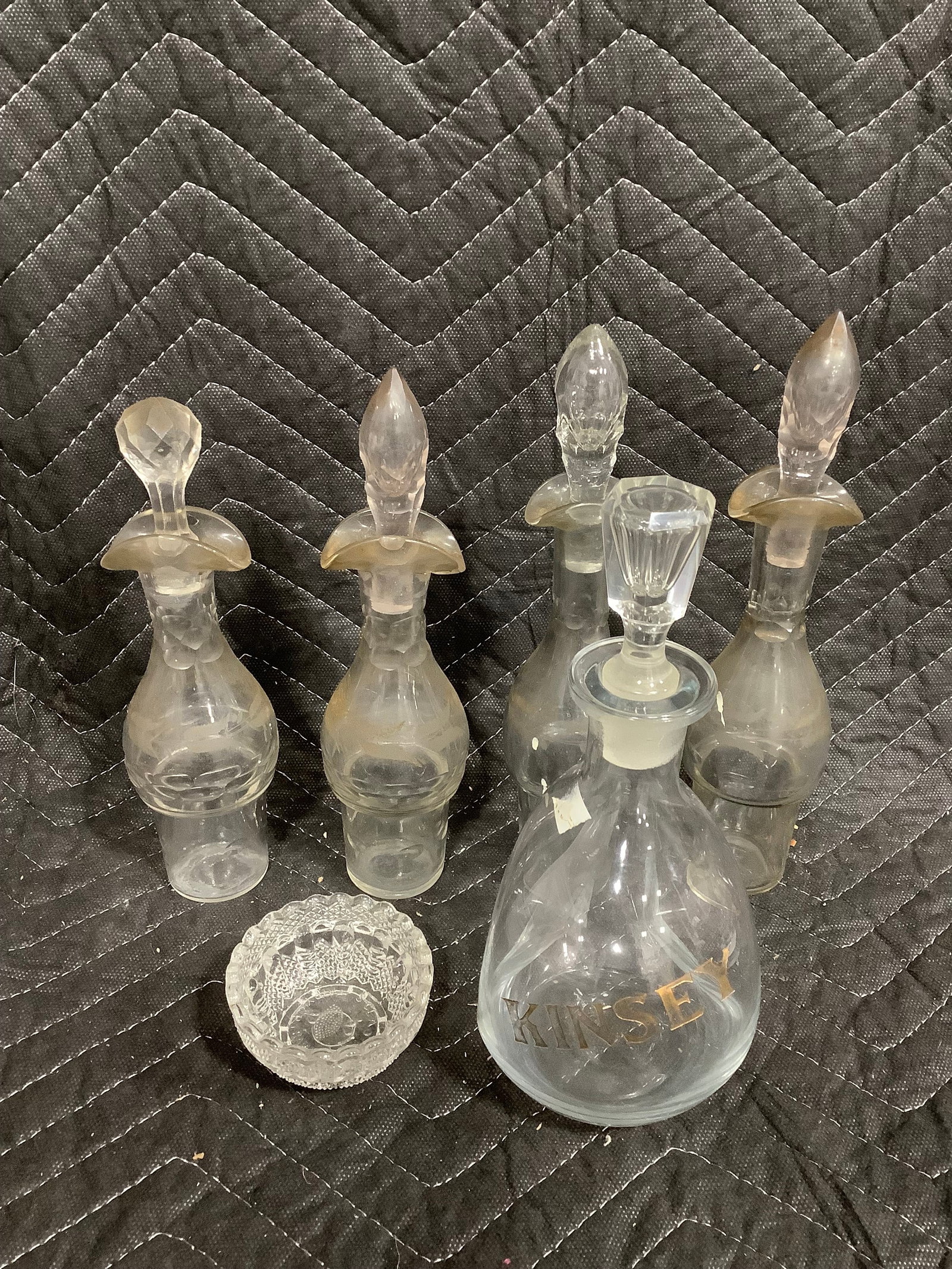 Glass decanters and more(10.5in tallest) (1 of 1)