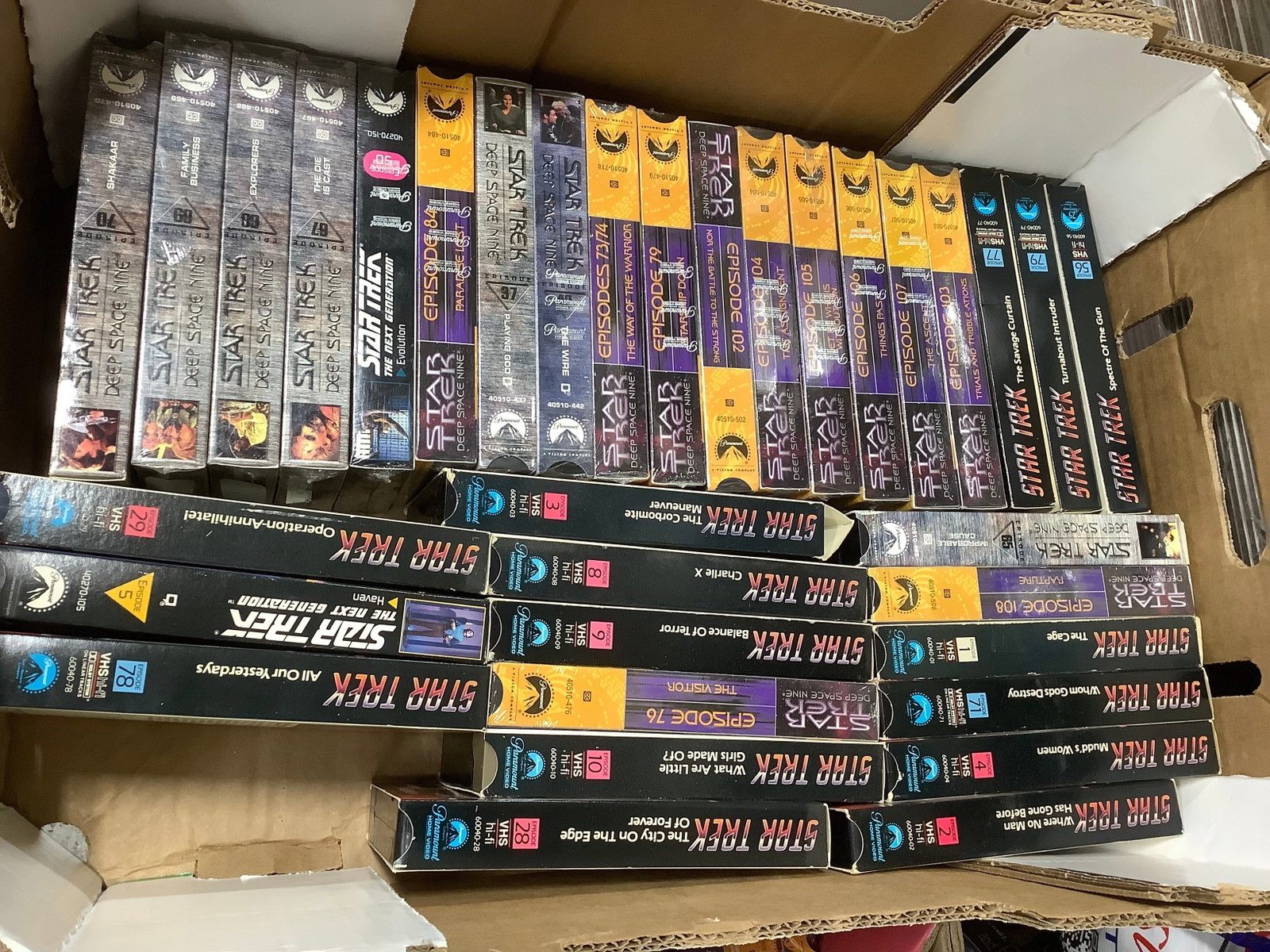 Star Trek VHS tapes: Star Trek VHS tapes