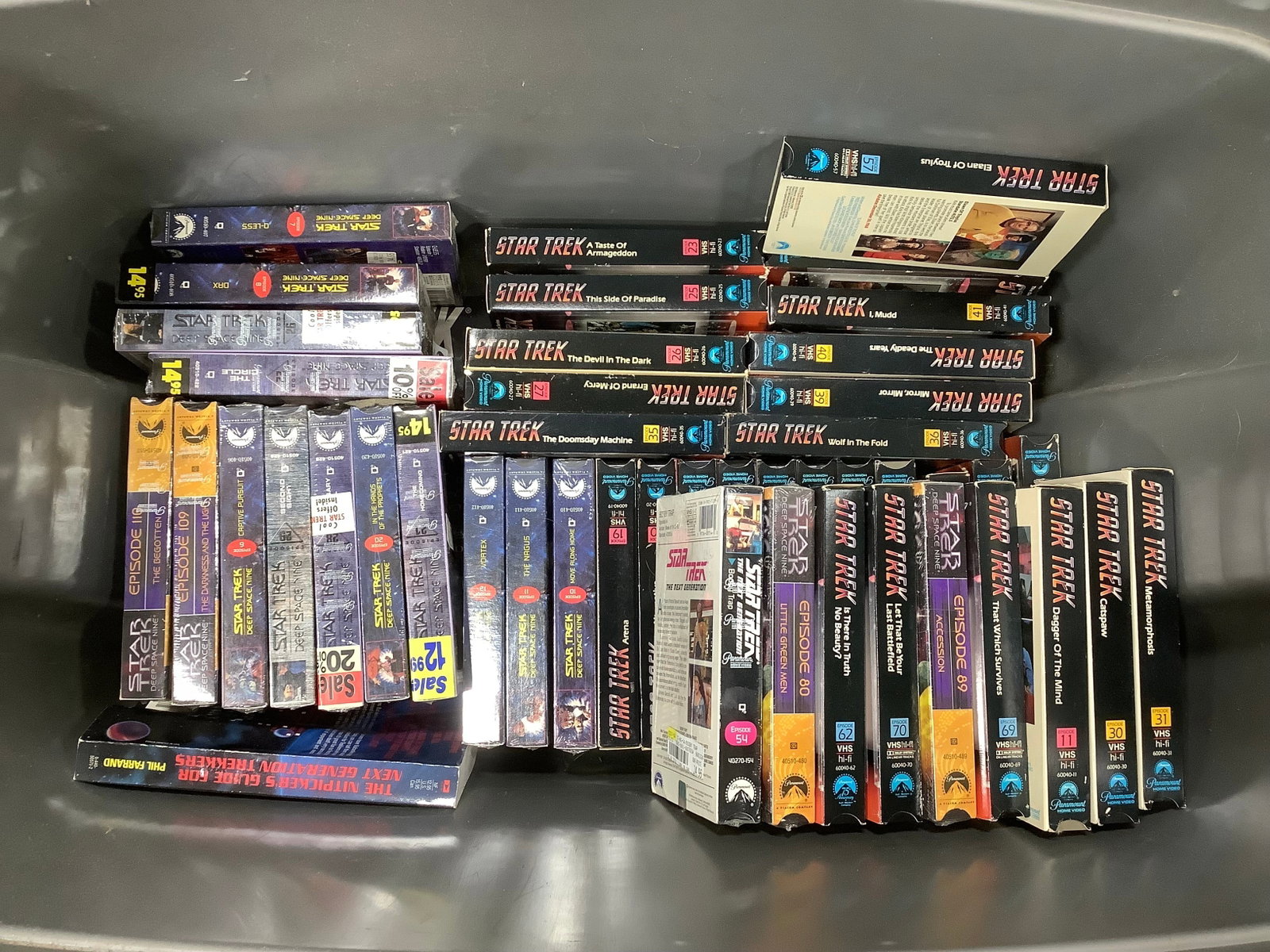 Star Trek VHS tapes: Star Trek VHS tapes