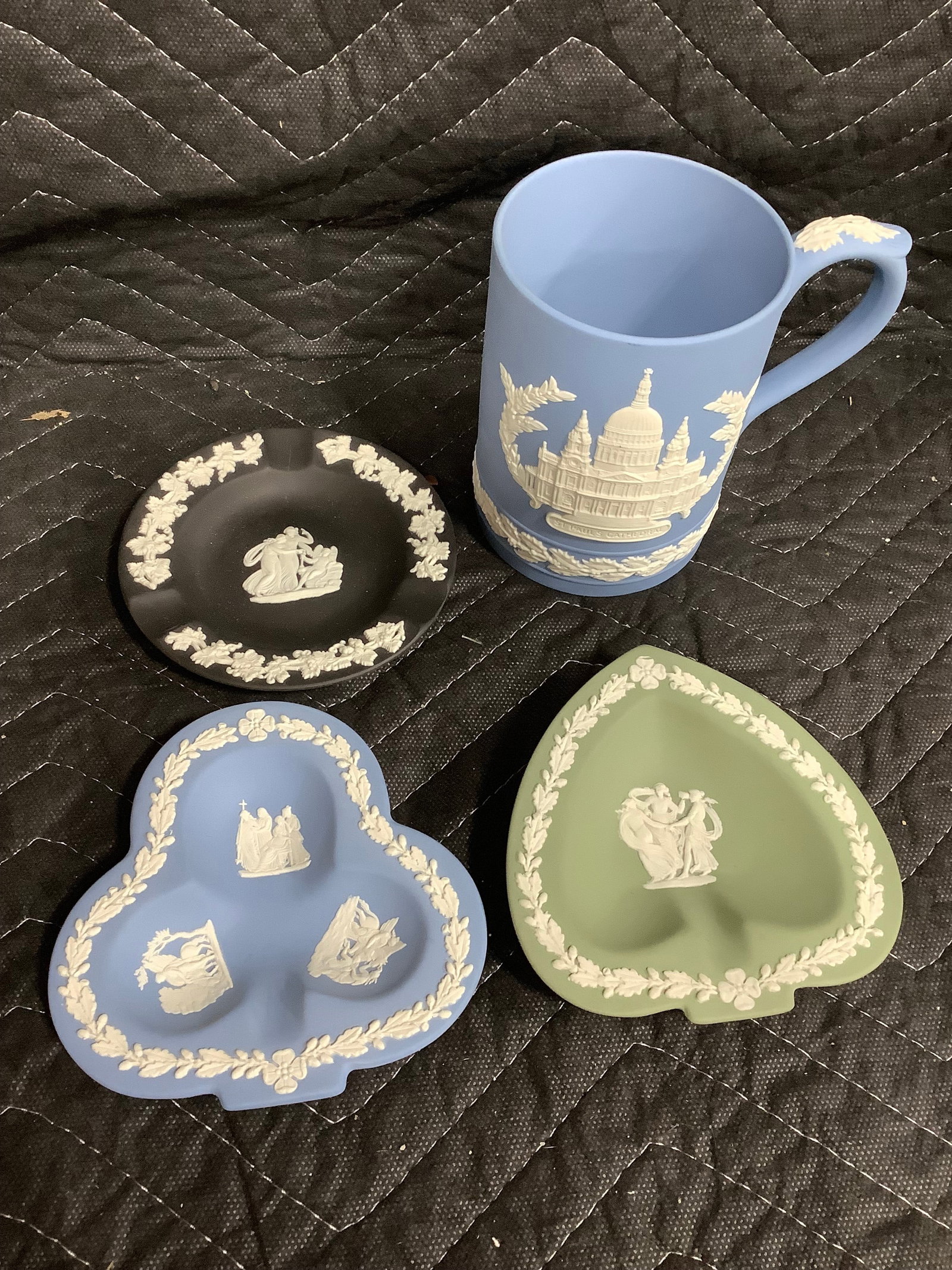 Wedgwood Candle Holders, Egg Trinket Box (1 of 1)