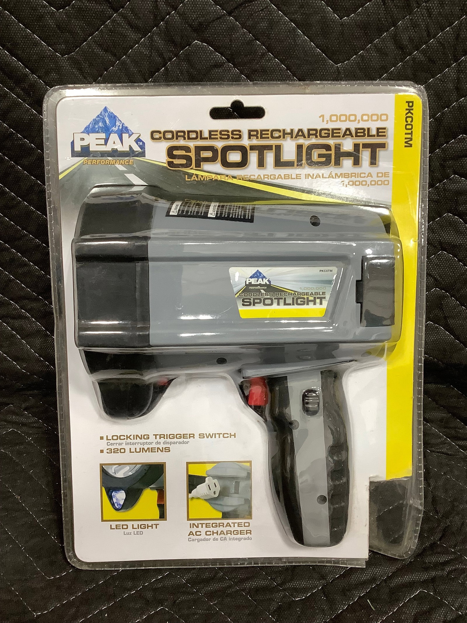 Peak Cordless Rechargeable Spotlight (320 Lumens): Peak Cordless Rechargeable Spotlight (320 Lumens)