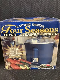 Four Seasons Digital Steamer/Fryer/Boiler;never used
