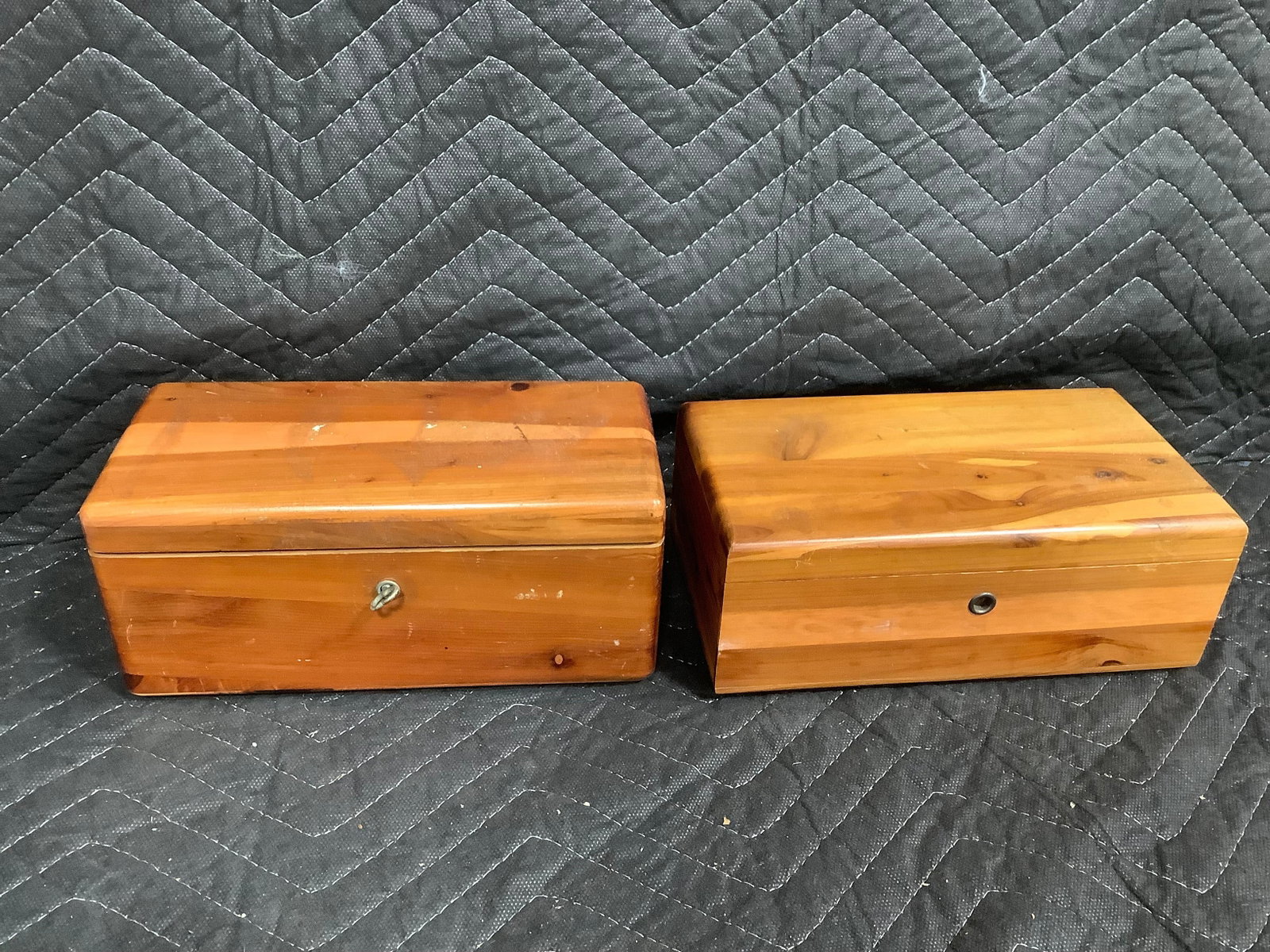 Salesman Sample Cedar Chests (1 of 1)