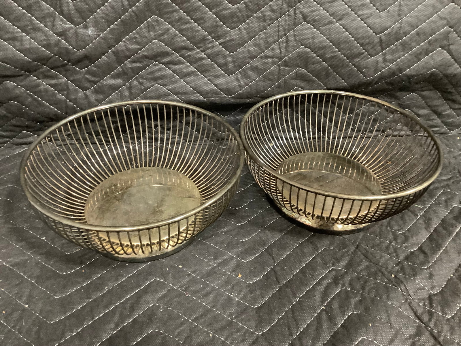 Gorham Silverplated Wire Bowls (3.5inx8in): Gorham Silverplated Wire Bowls (3.5inx8in)
