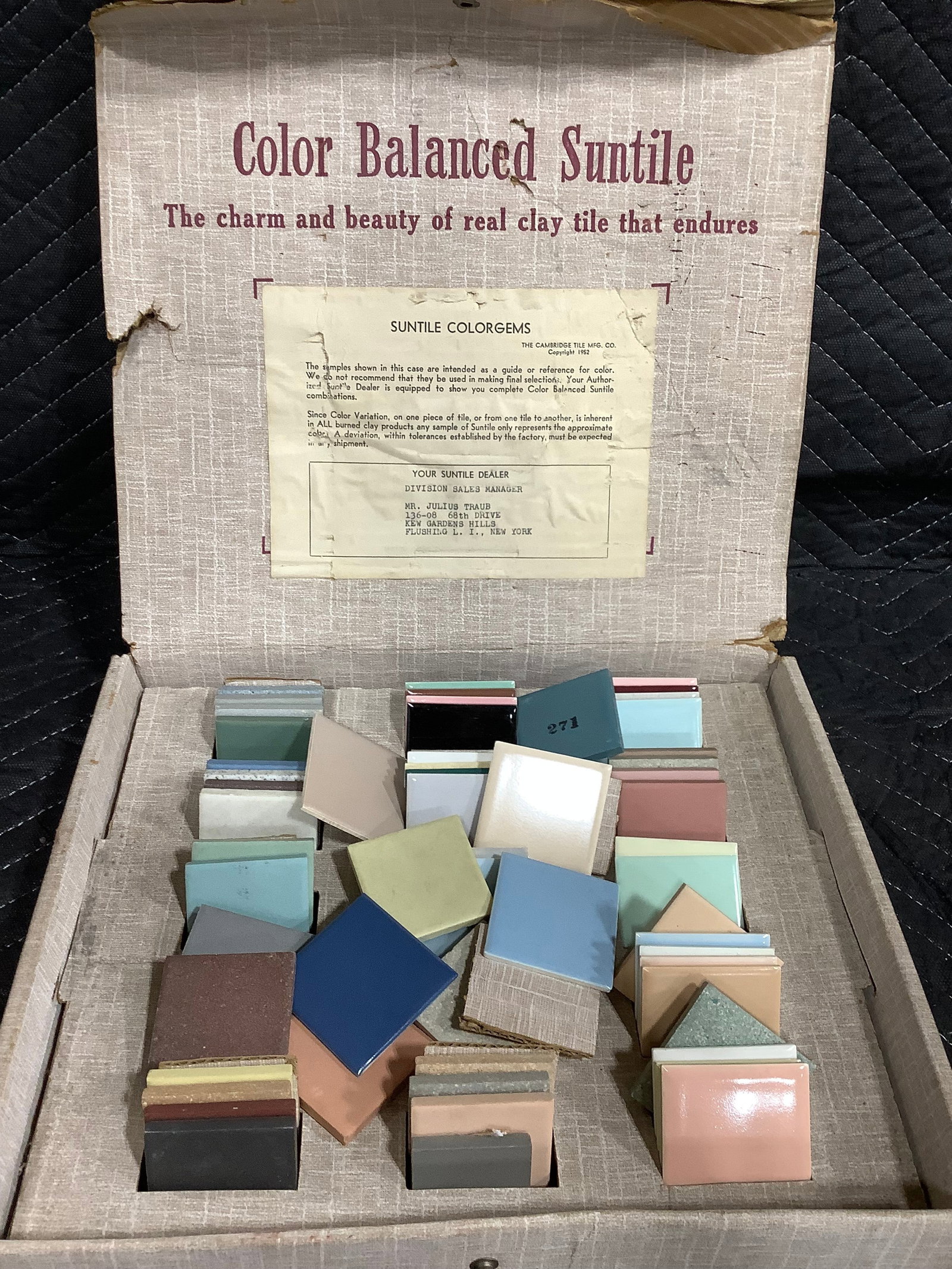 Box of color balanced suntile: Box of color balanced suntile