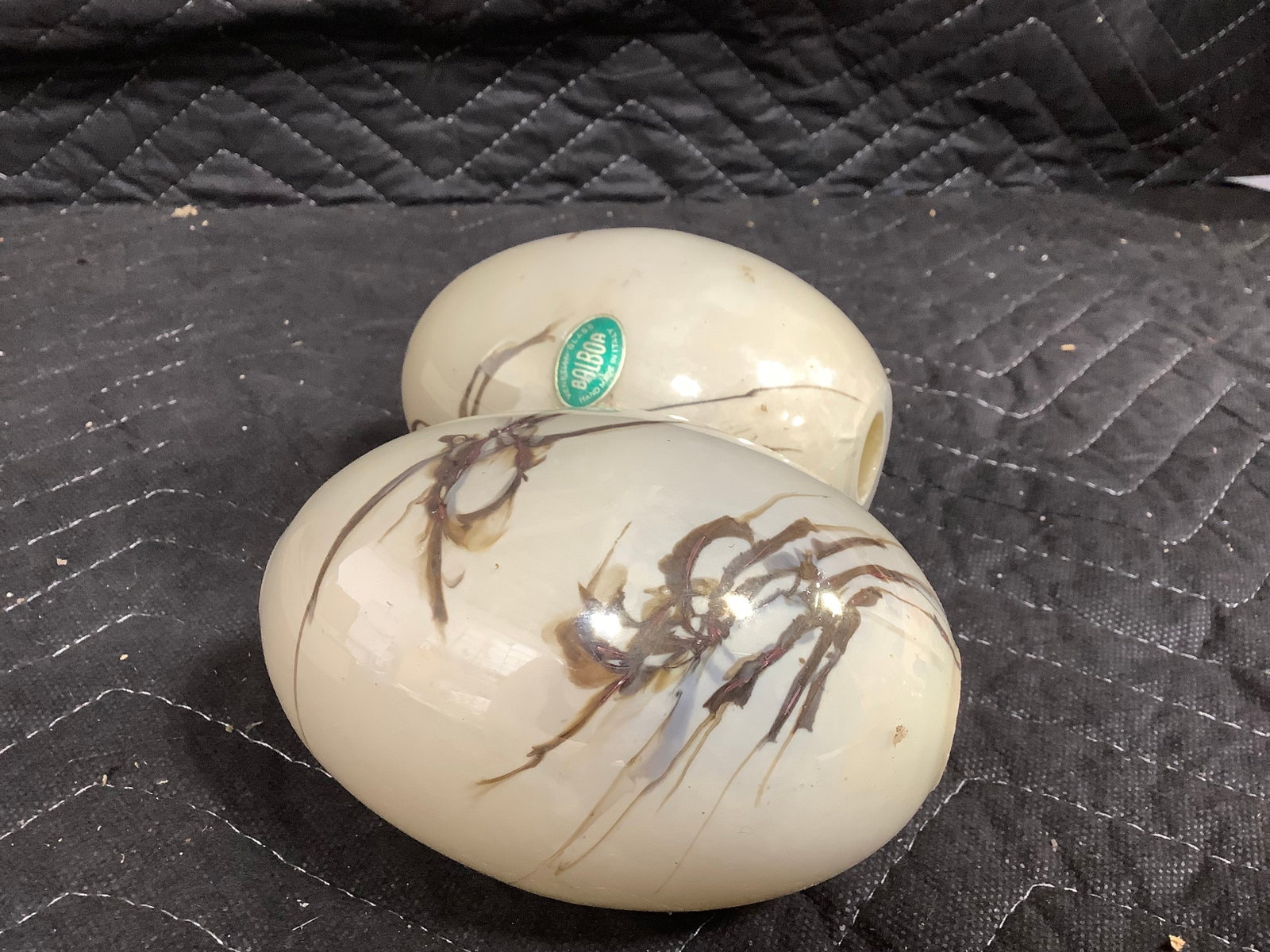 Balboa handcrafted ceramic eggs: Balboa handcrafted ceramic eggs