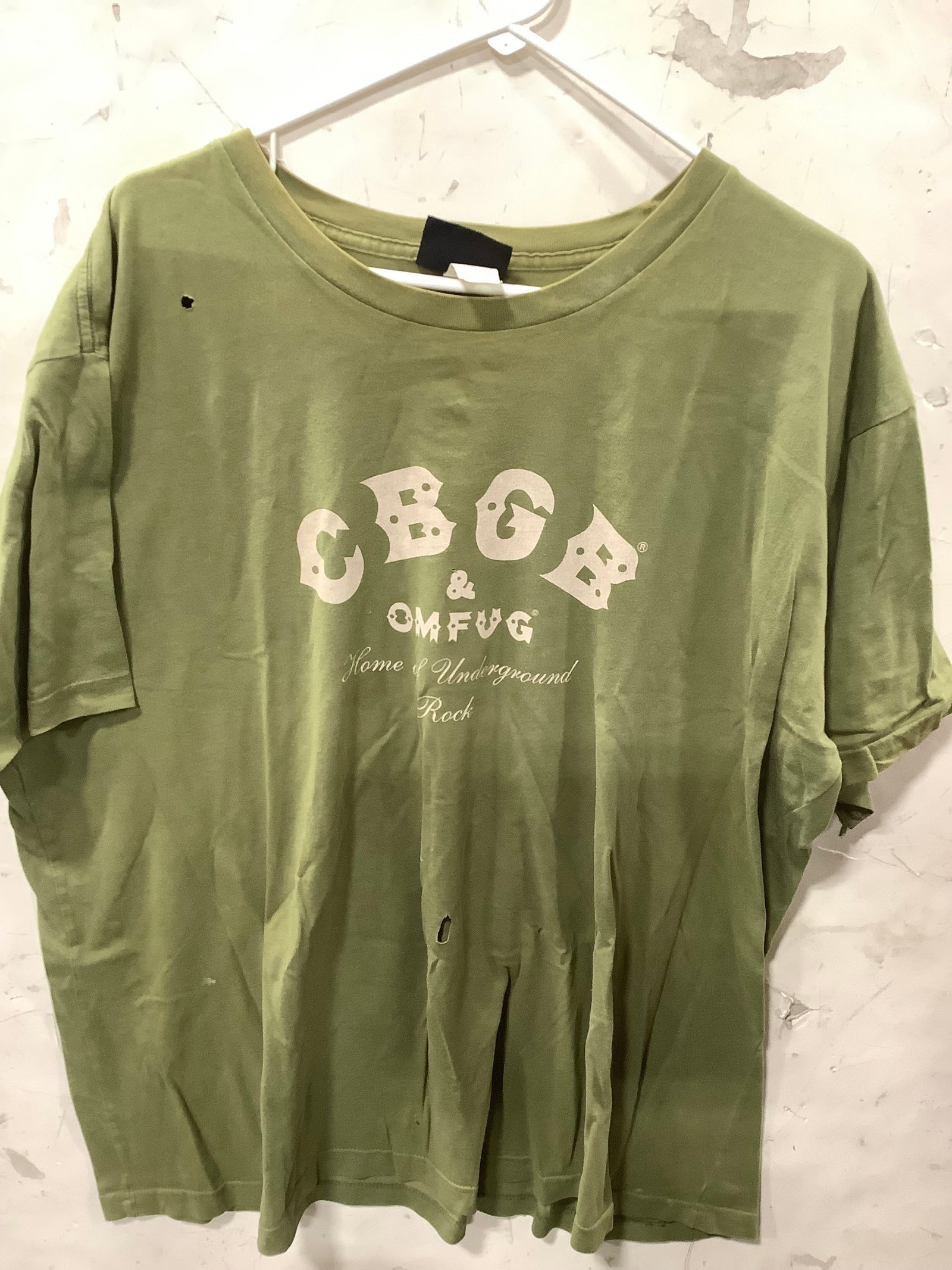 CBGB Tshirt *has holes* (Size: 2XL) (1 of 1)