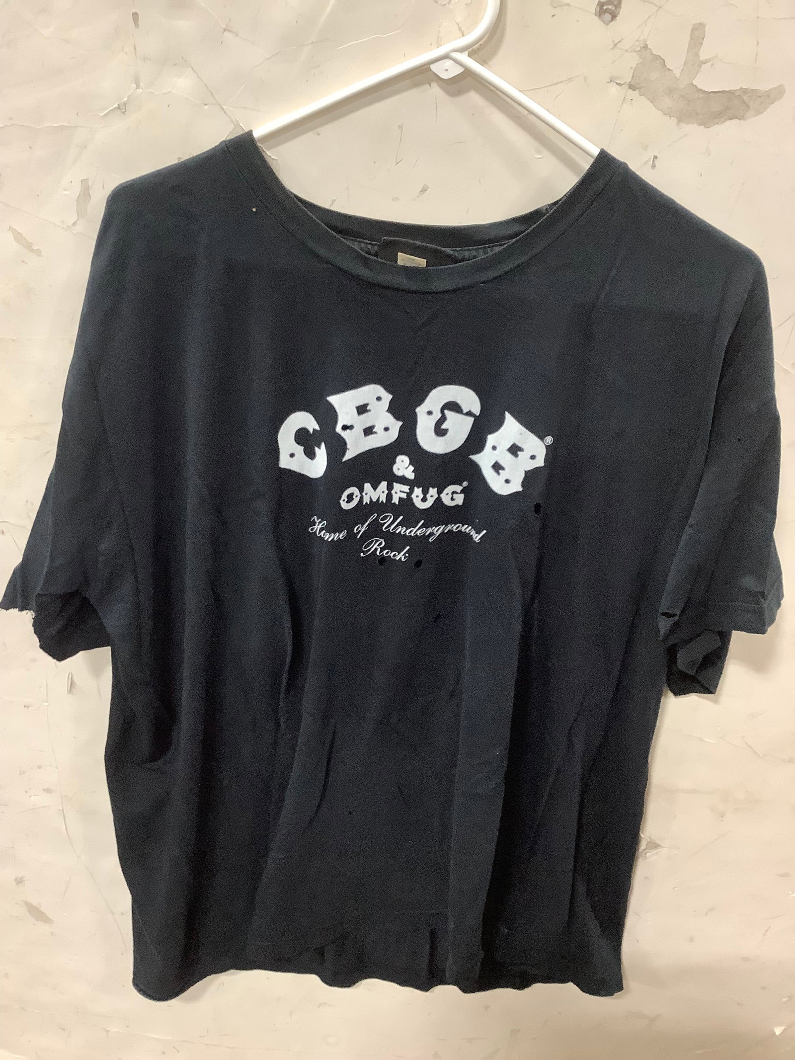 CBGB Tshirt *has holes* (Size: 2XL) (1 of 1)