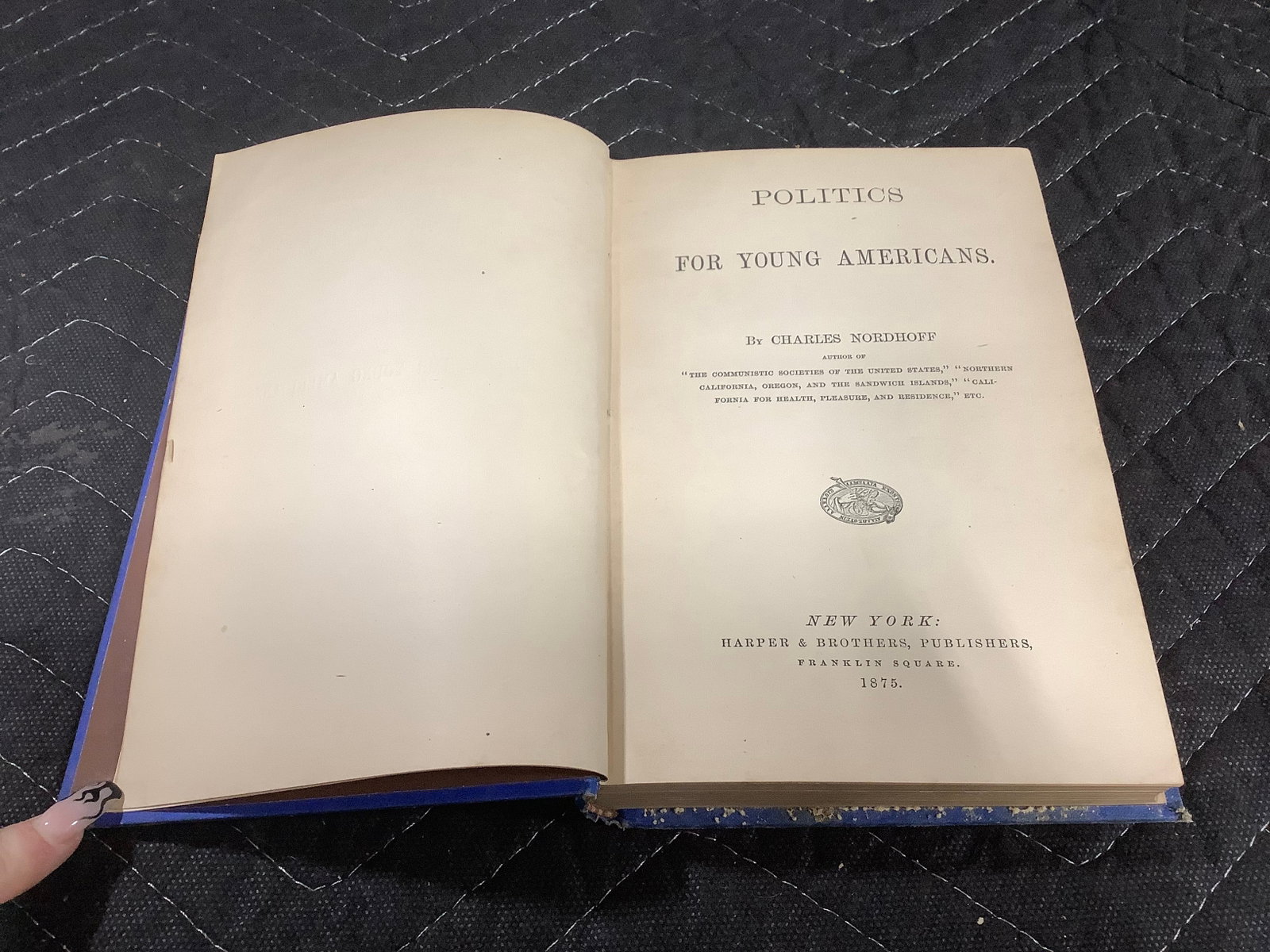 Politics for young americans vintage hardcover book: Politics for young americans vintage hardcover book