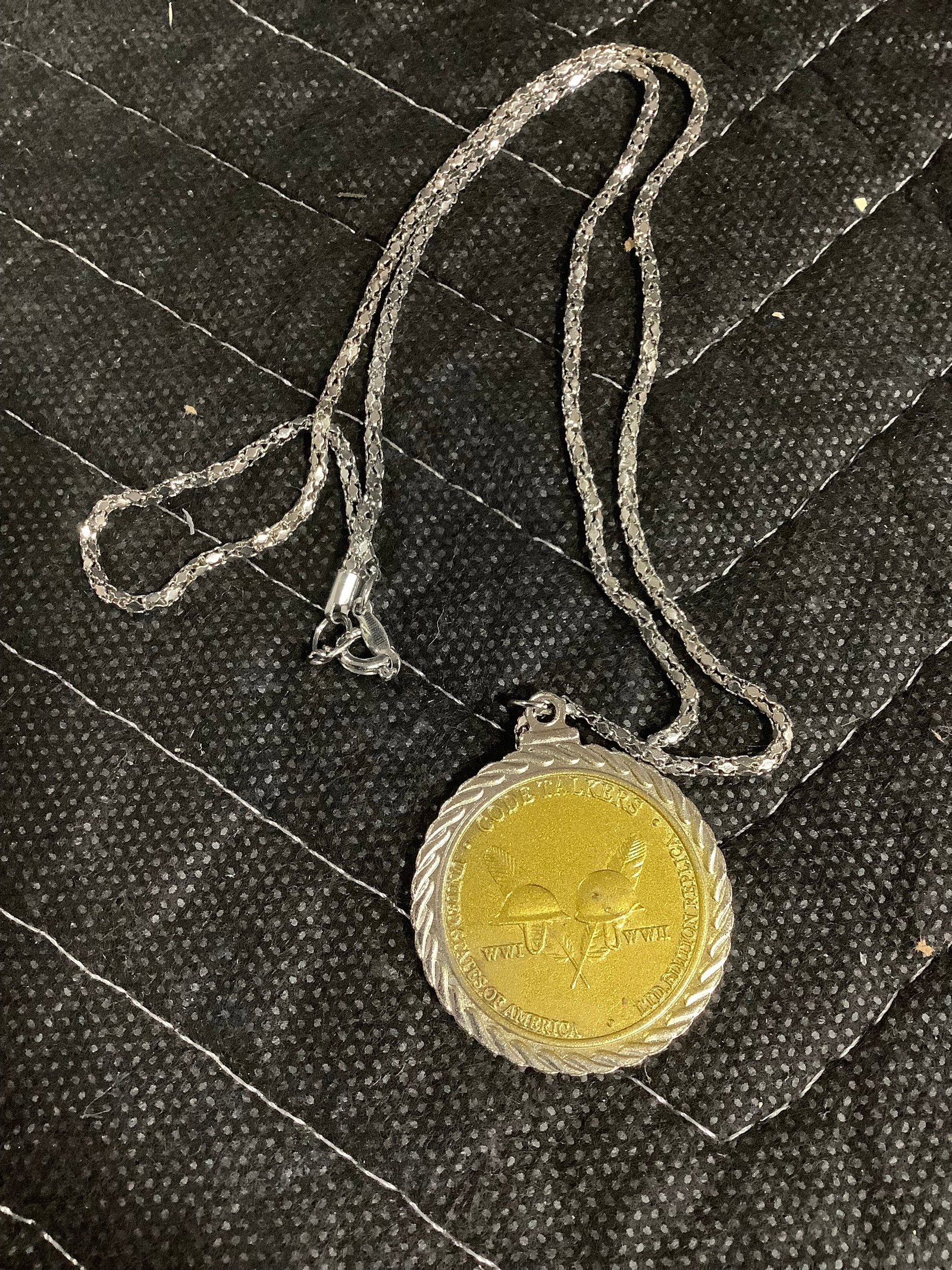 Code Talkers necklace: Code Talkers necklace