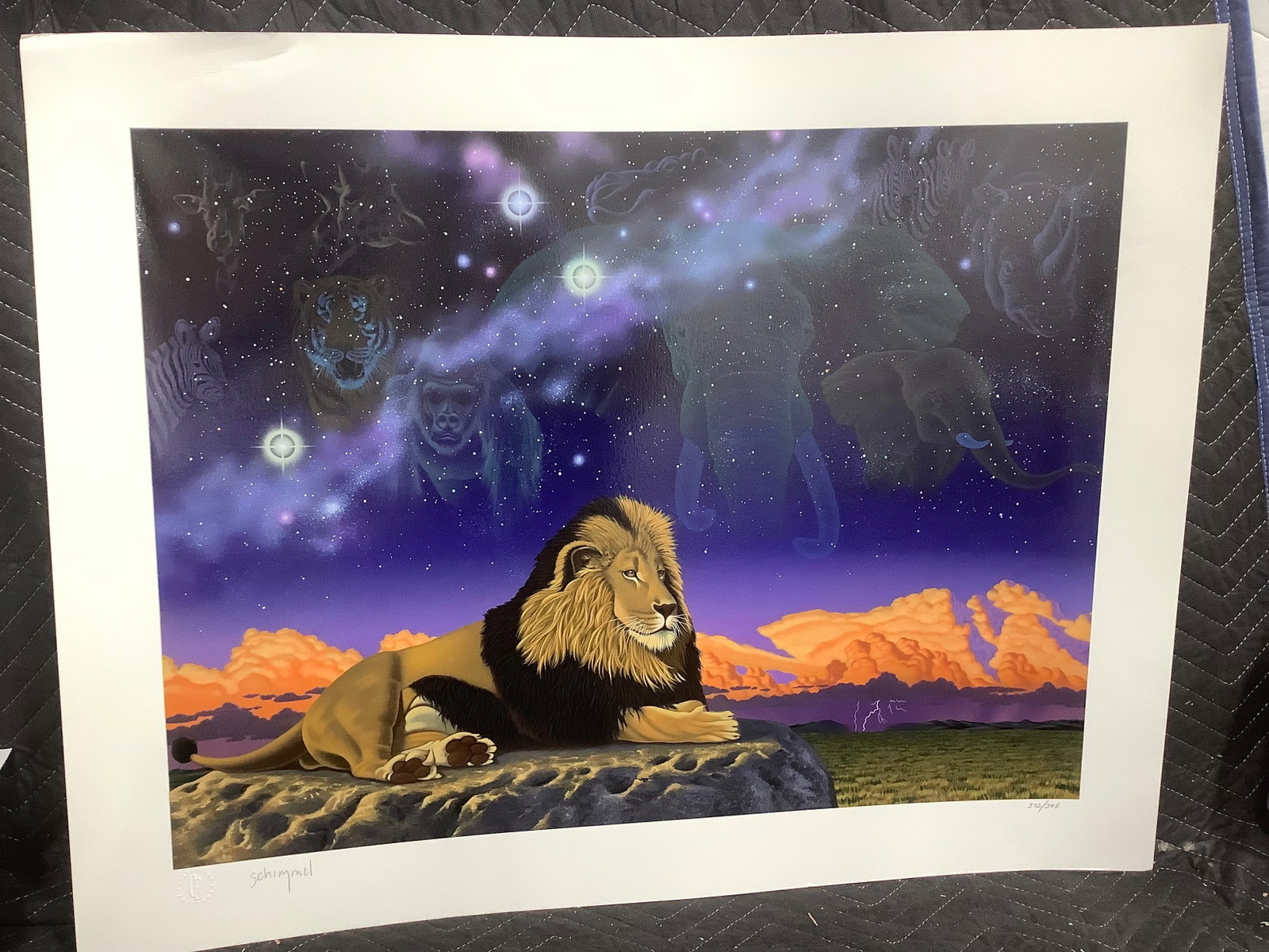Where are my Brothers' Art Print Signed Schim Schimmel (26inx33in): Where are my Brothers' Art Print Signed Schim Schimmel (26inx33in)