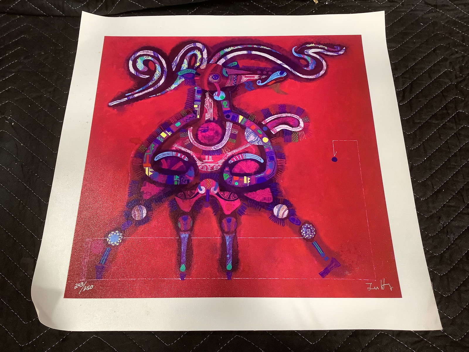 Jiang Tie Feng abstract artwork(19inx19in) (1 of 1)