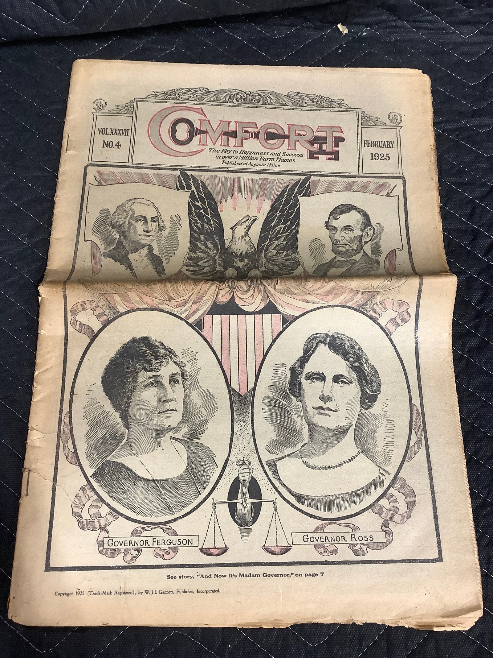 1925 Comfort newspaper: 1925 Comfort newspaper