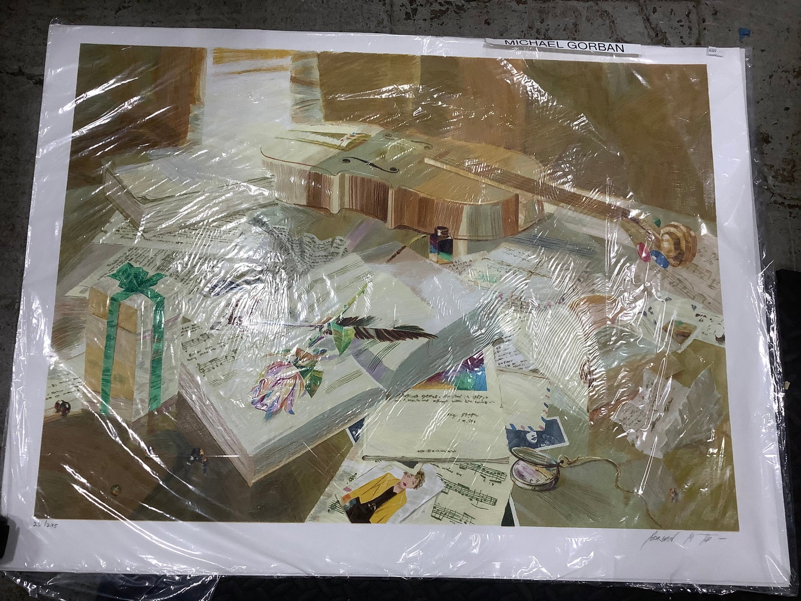Michael Gorban Memories signed artwork(27inx36in) (1 of 1)