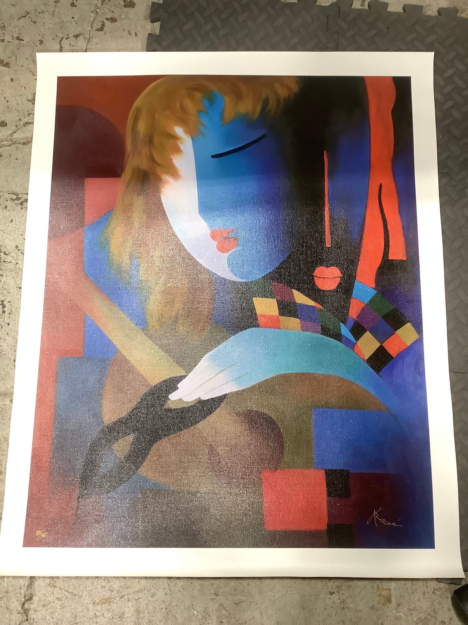 Limited edition signed serigraph artwork(27inx33in) (1 of 1)