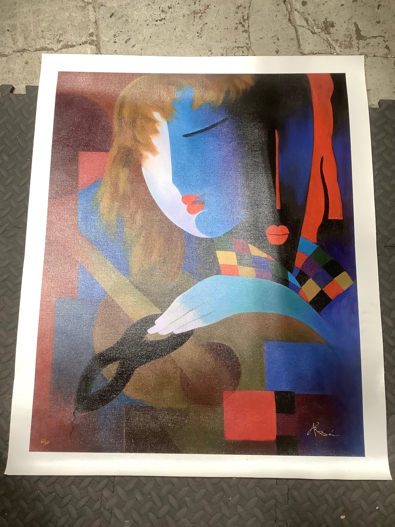 Limited edition signed serigraph artwork(27inx33in) (1 of 1)