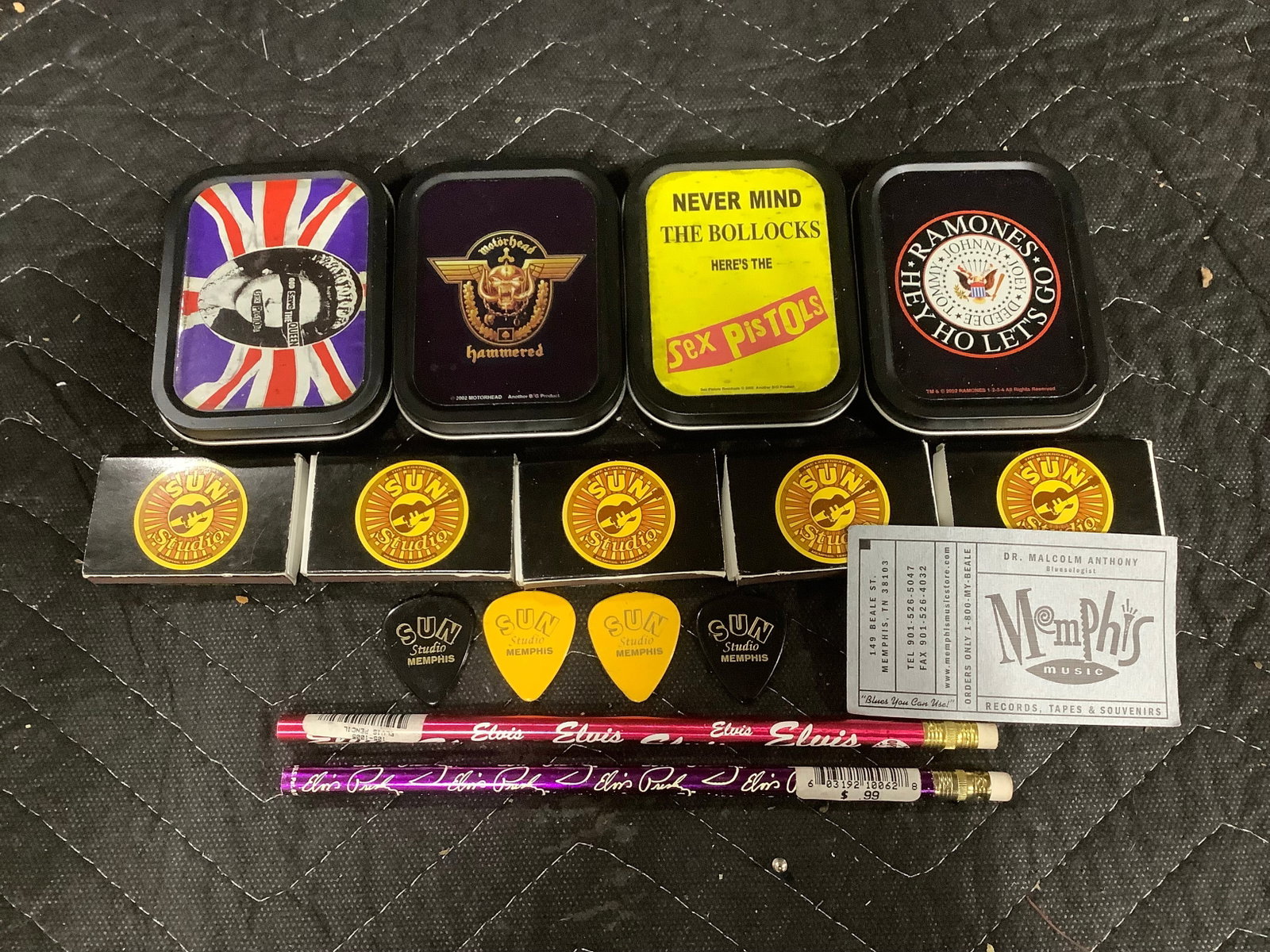 Guitar pics, Elvis Presley pencils, and more (1 of 1)