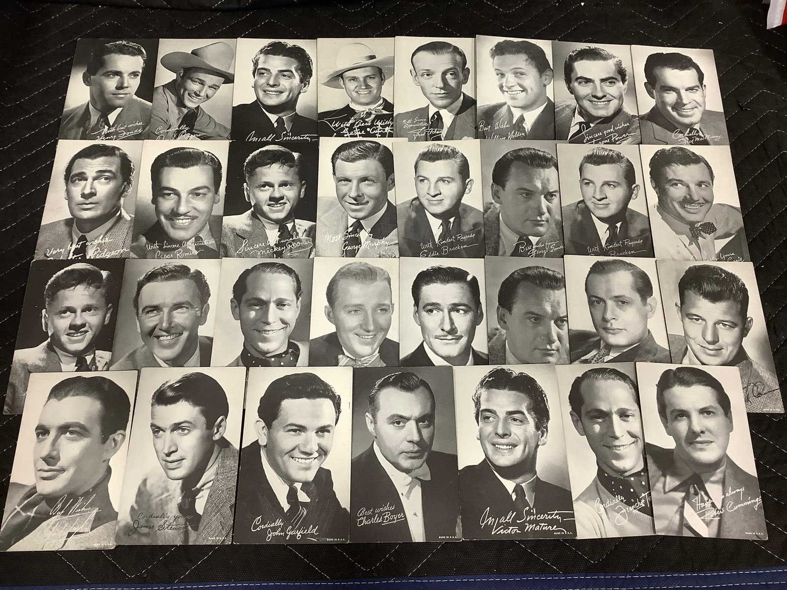 Vintage black and white exhibit cards (1 of 1)