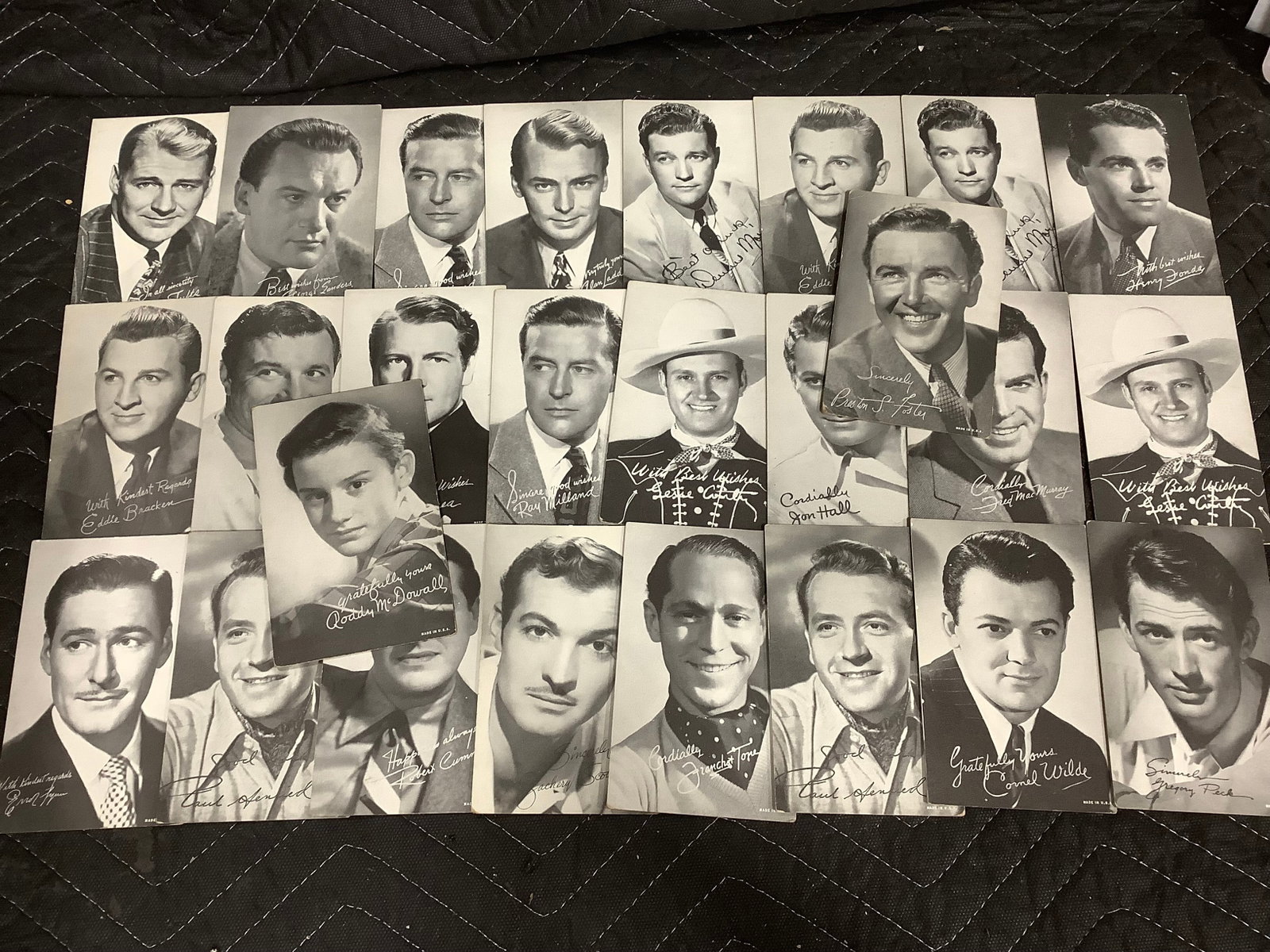 Vintage black and white exhibit cards (1 of 1)