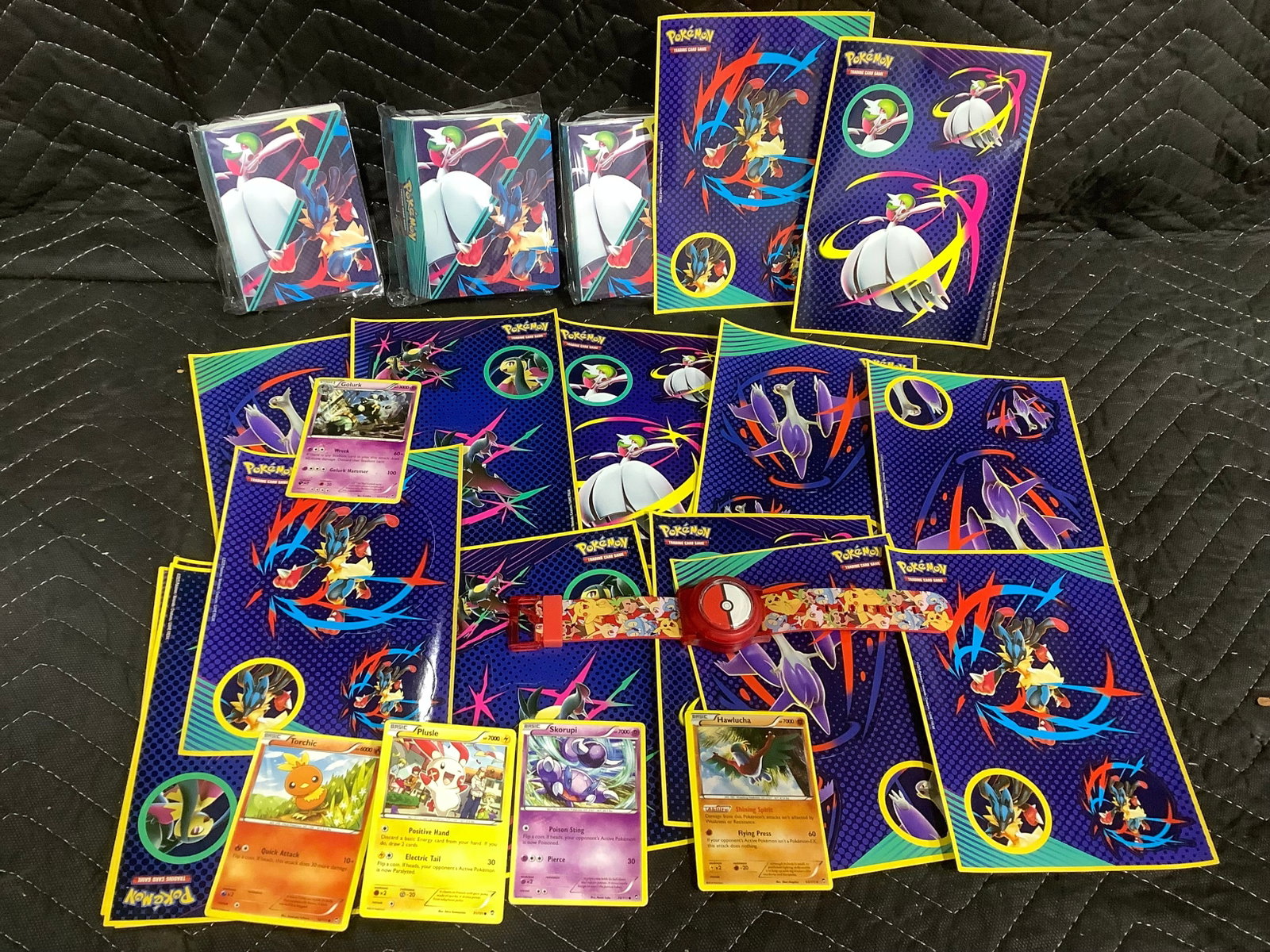 Various Pokemon Cards, Light Up Watch, Sleeves, and more: Various Pokemon Cards, Light Up Watch, Sleeves, and more