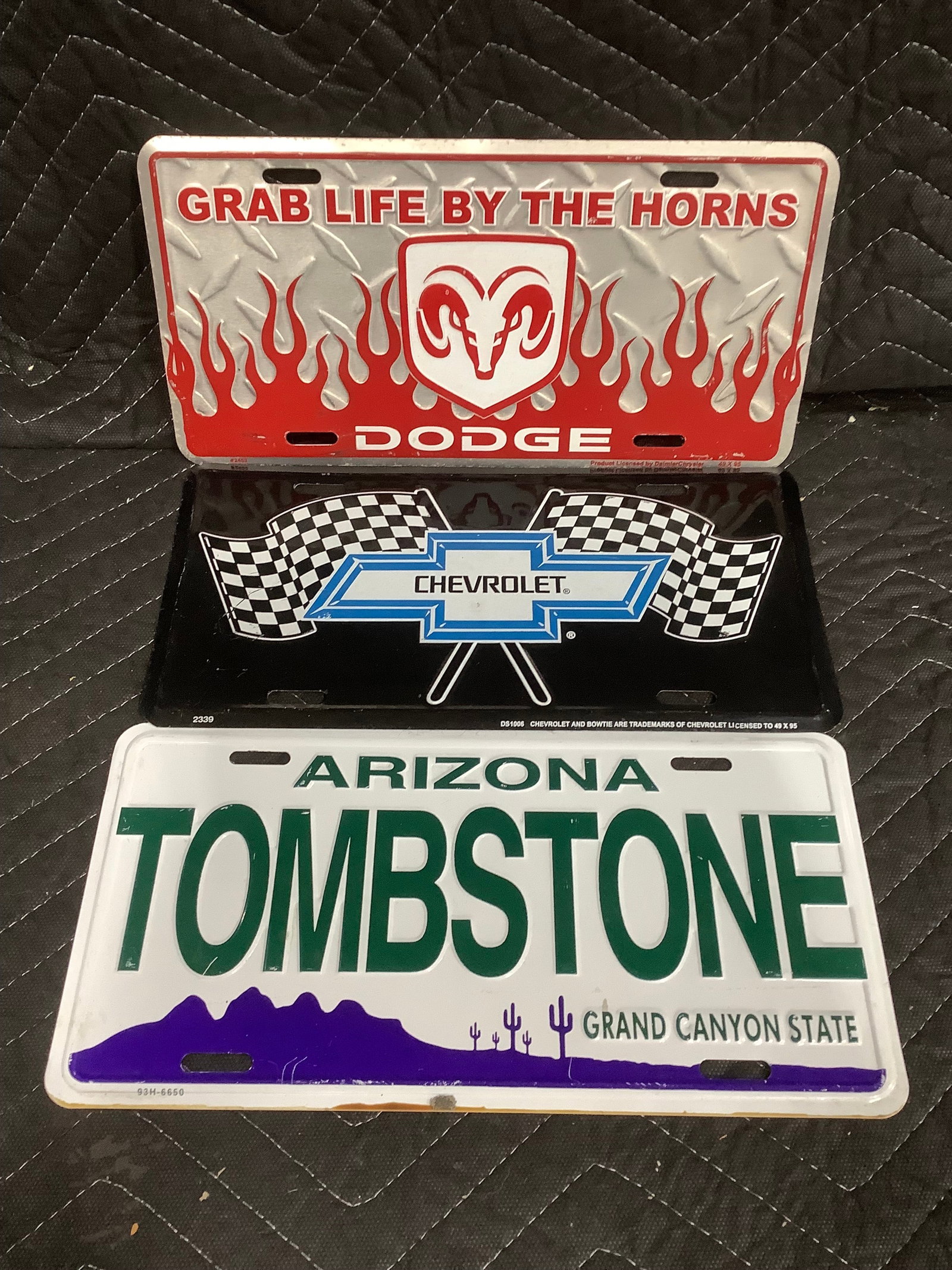 Various License Plates: Various License Plates