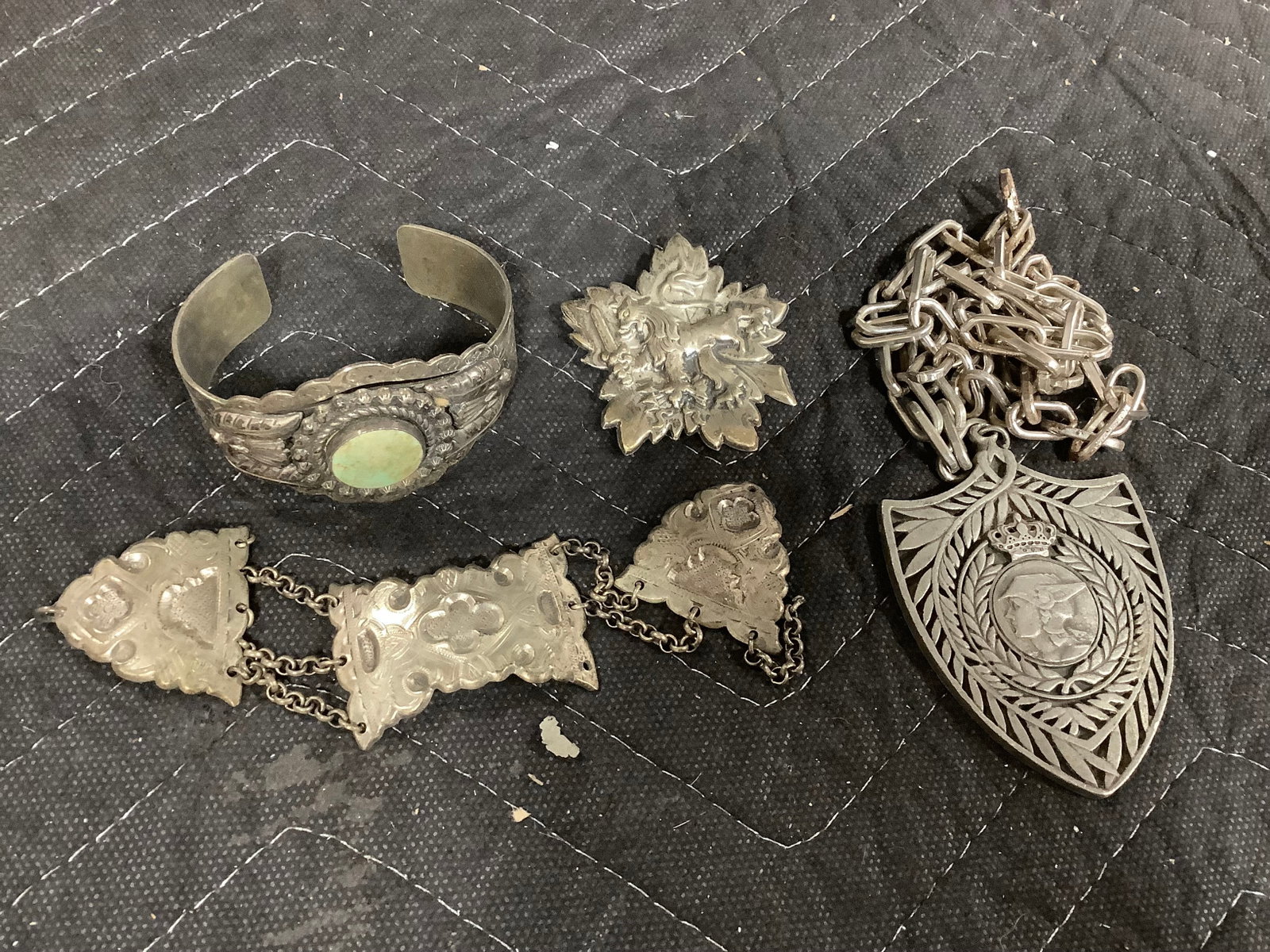 1800s Silver Jewelry: 1800s Silver Jewelry