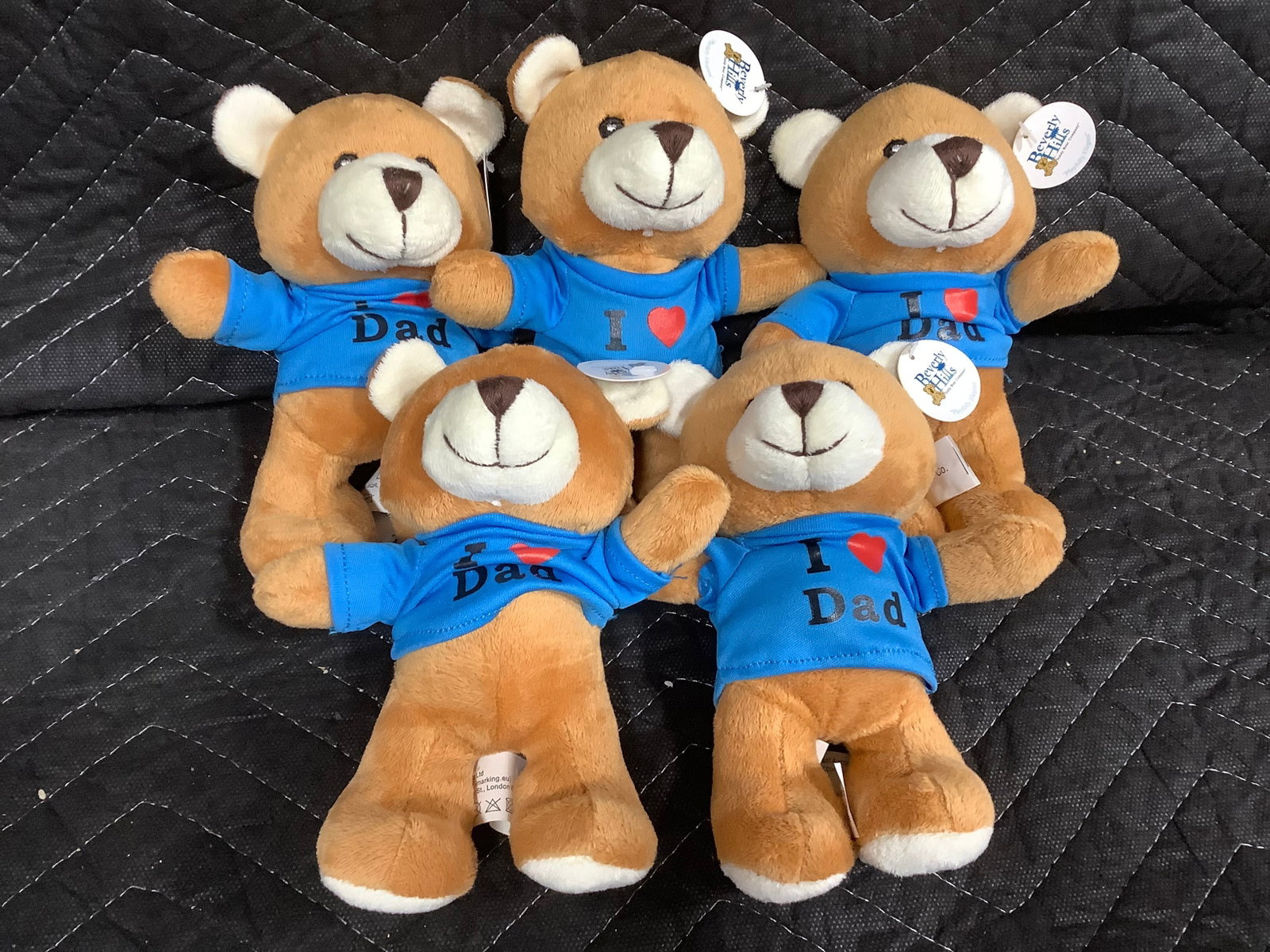 Beverly Hills Teddy Bear Co. I Love Dad Bears - NEW (1 of 1)