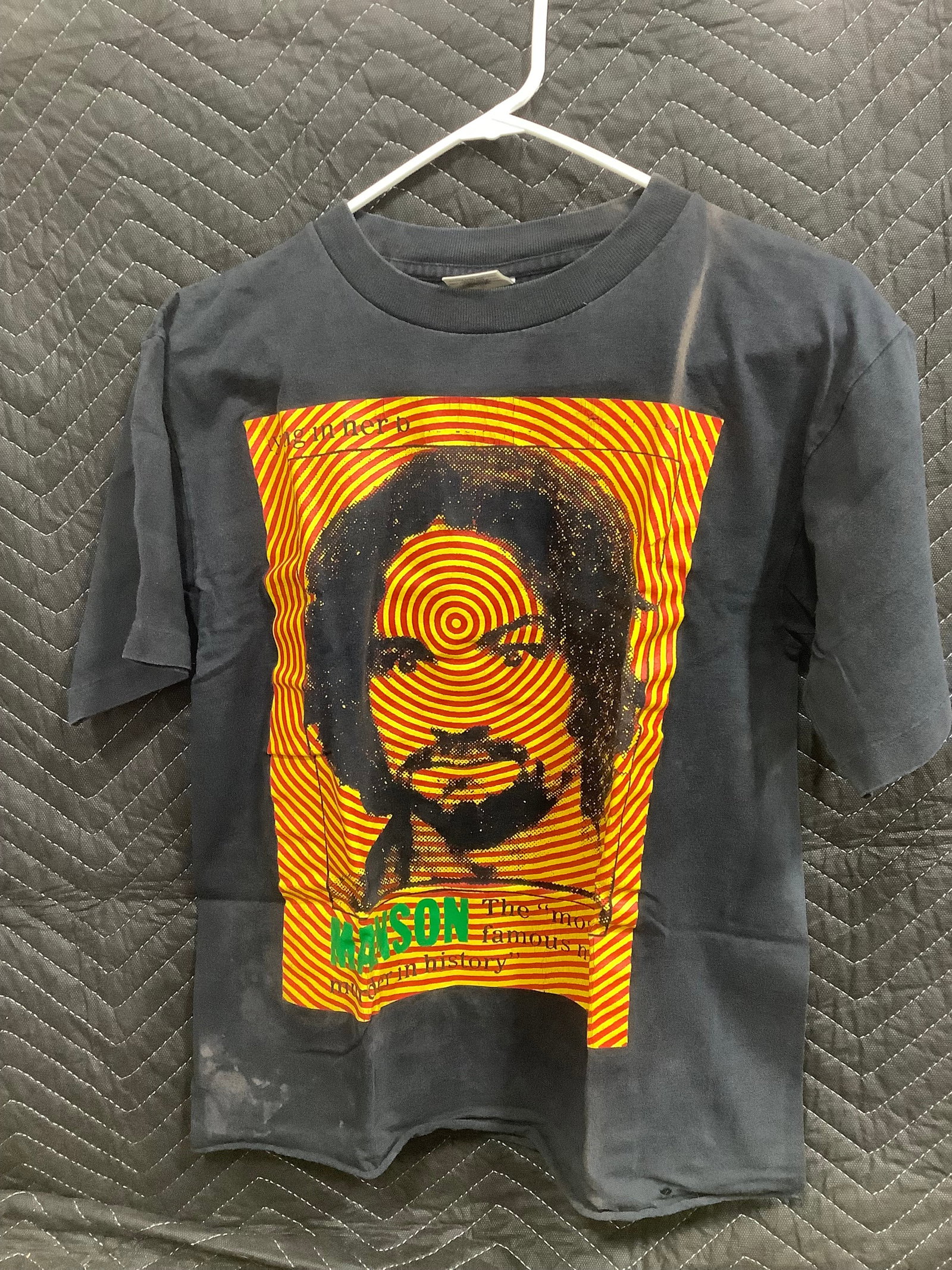Charles Manson tshirt(M): Charles Manson tshirt(M)