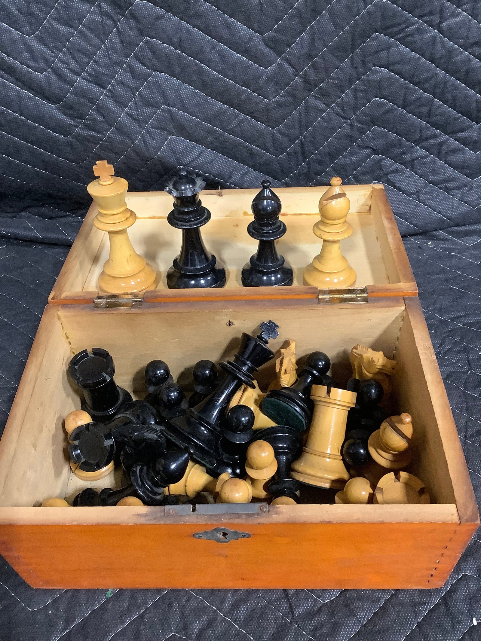 Vintage chess pieces (1 of 1)