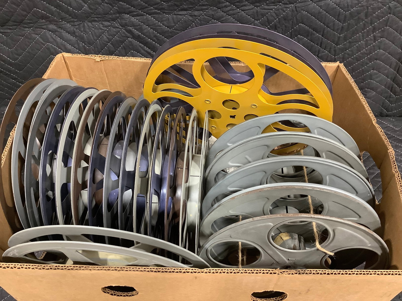 Vintage empty film reels: Vintage empty film reels
