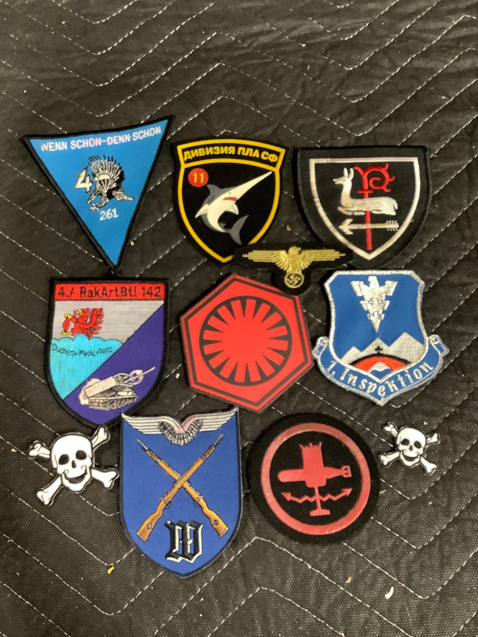 Various badges: Various badges