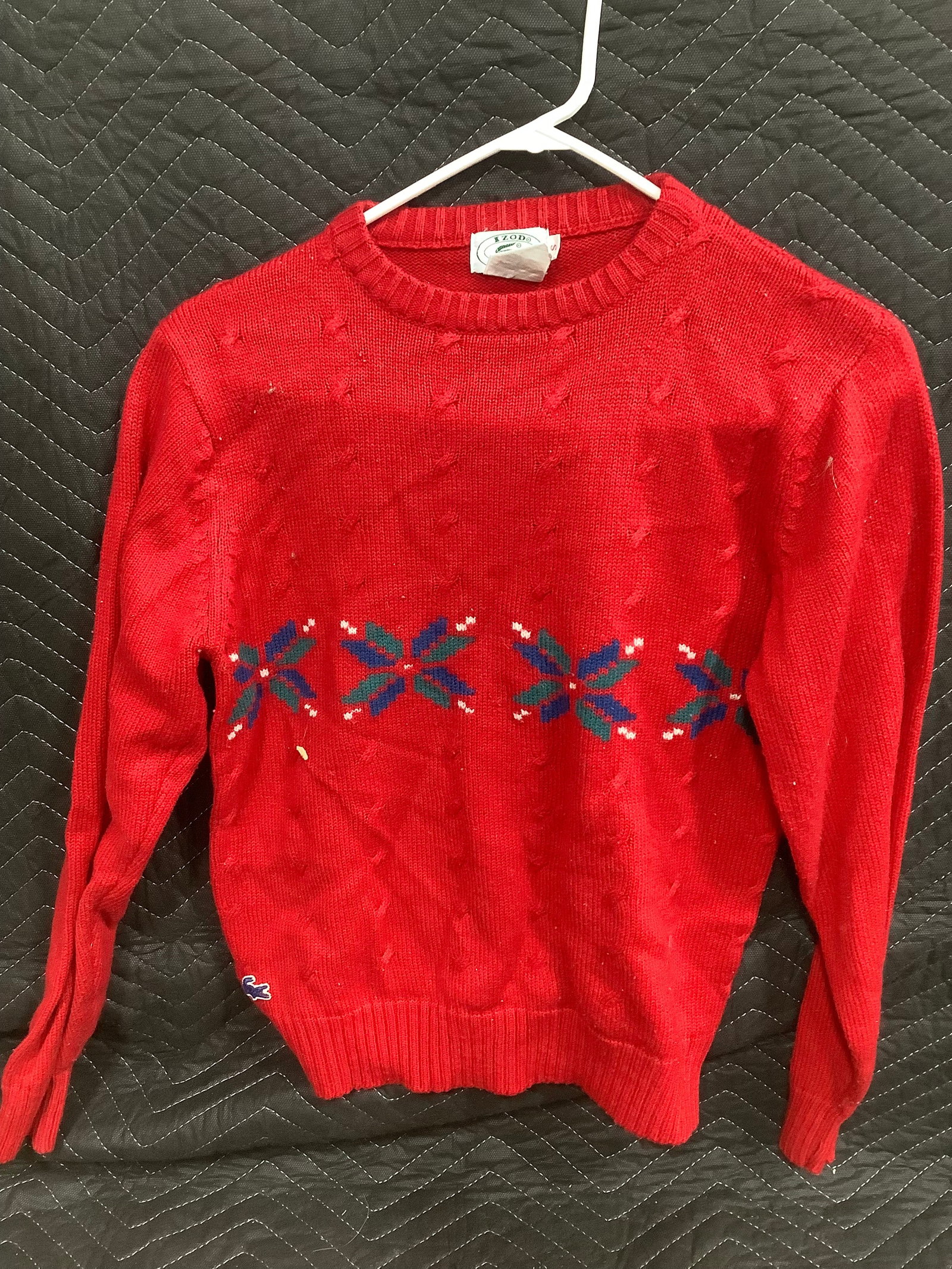 Izod Christmas Sweater (Size: Small) (1 of 1)