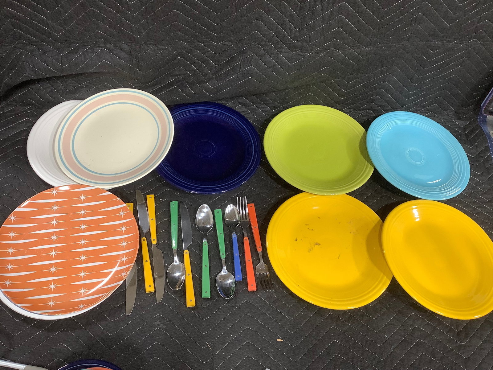 Fiesta Plates, Utencils, and more (1 of 1)