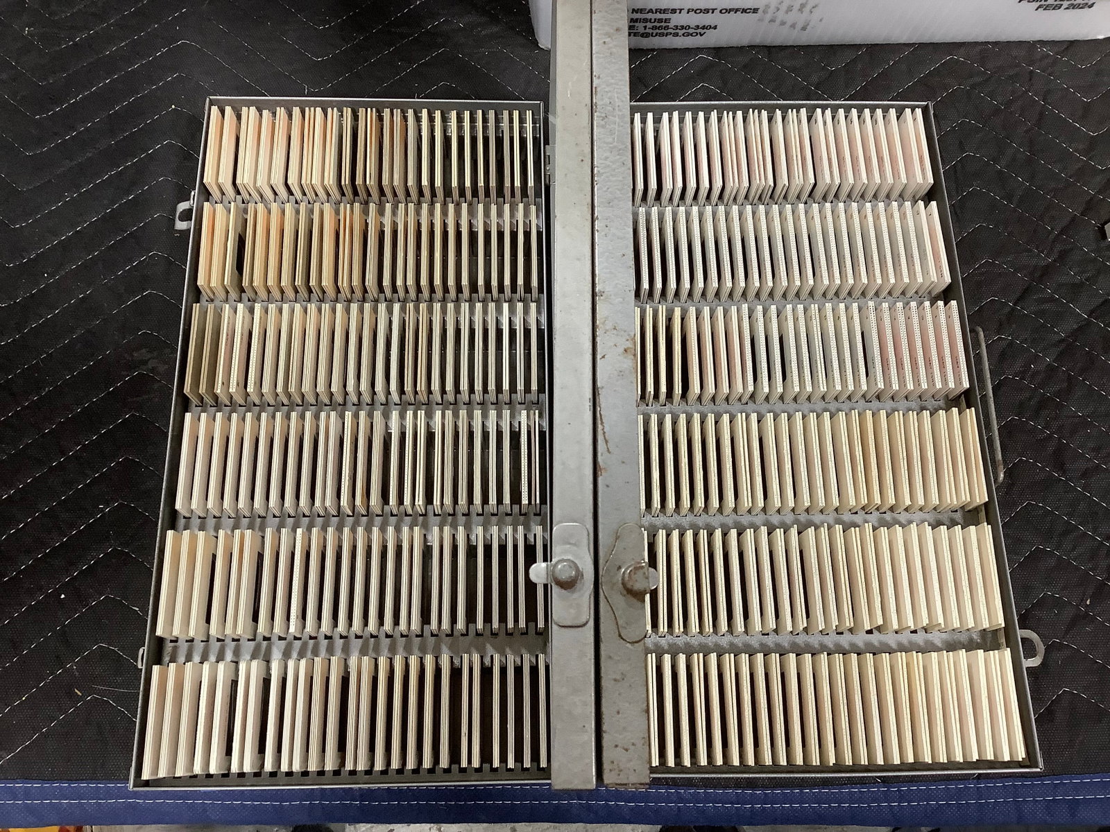 Vintage slides in metal cases (1 of 1)