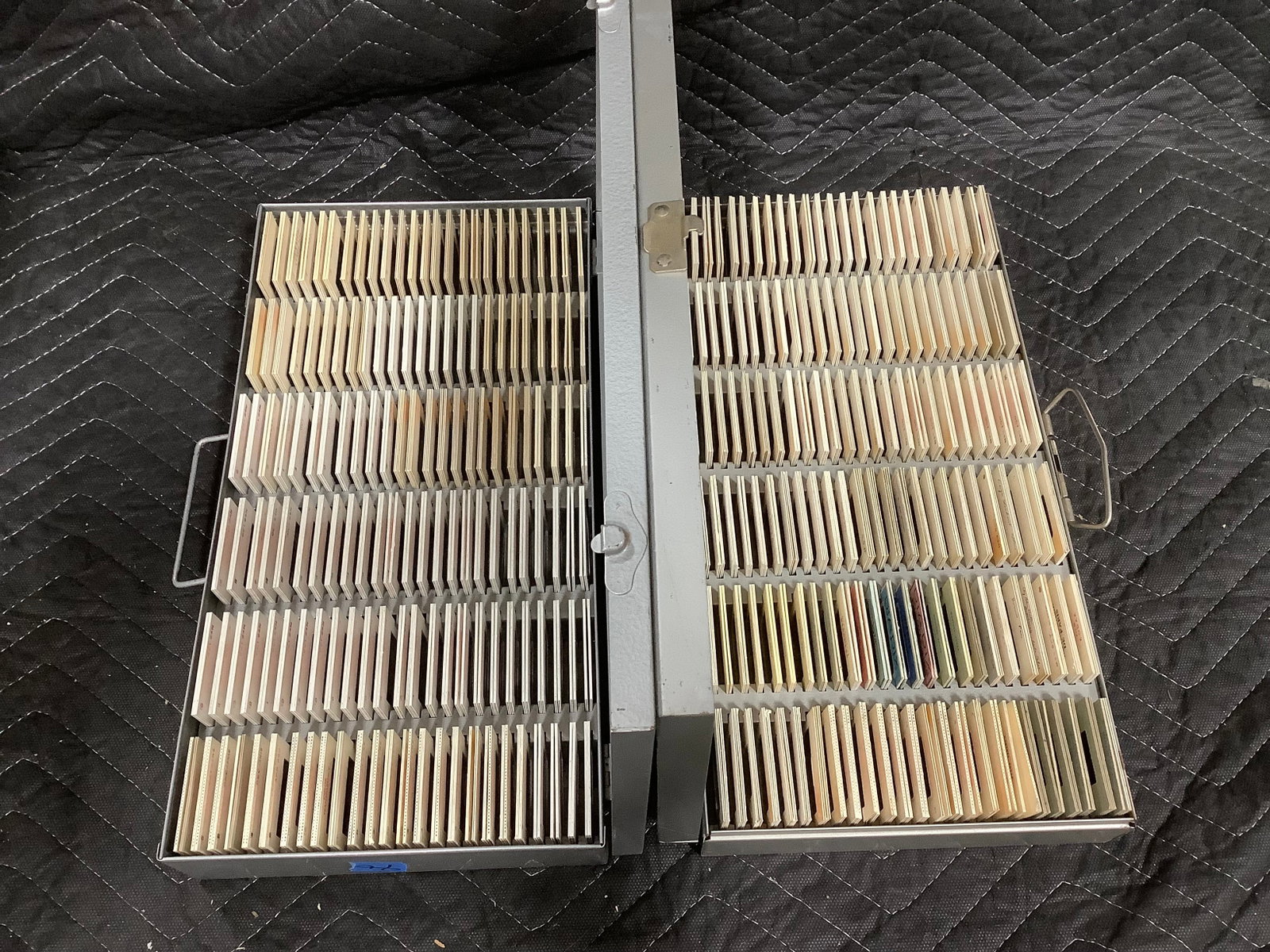 Vintage slides in metal cases (1 of 1)