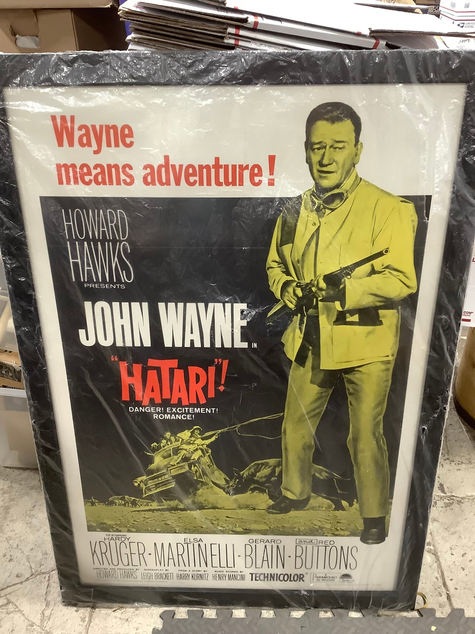 Framed John Wayne poster print(30inx43in) (1 of 1)