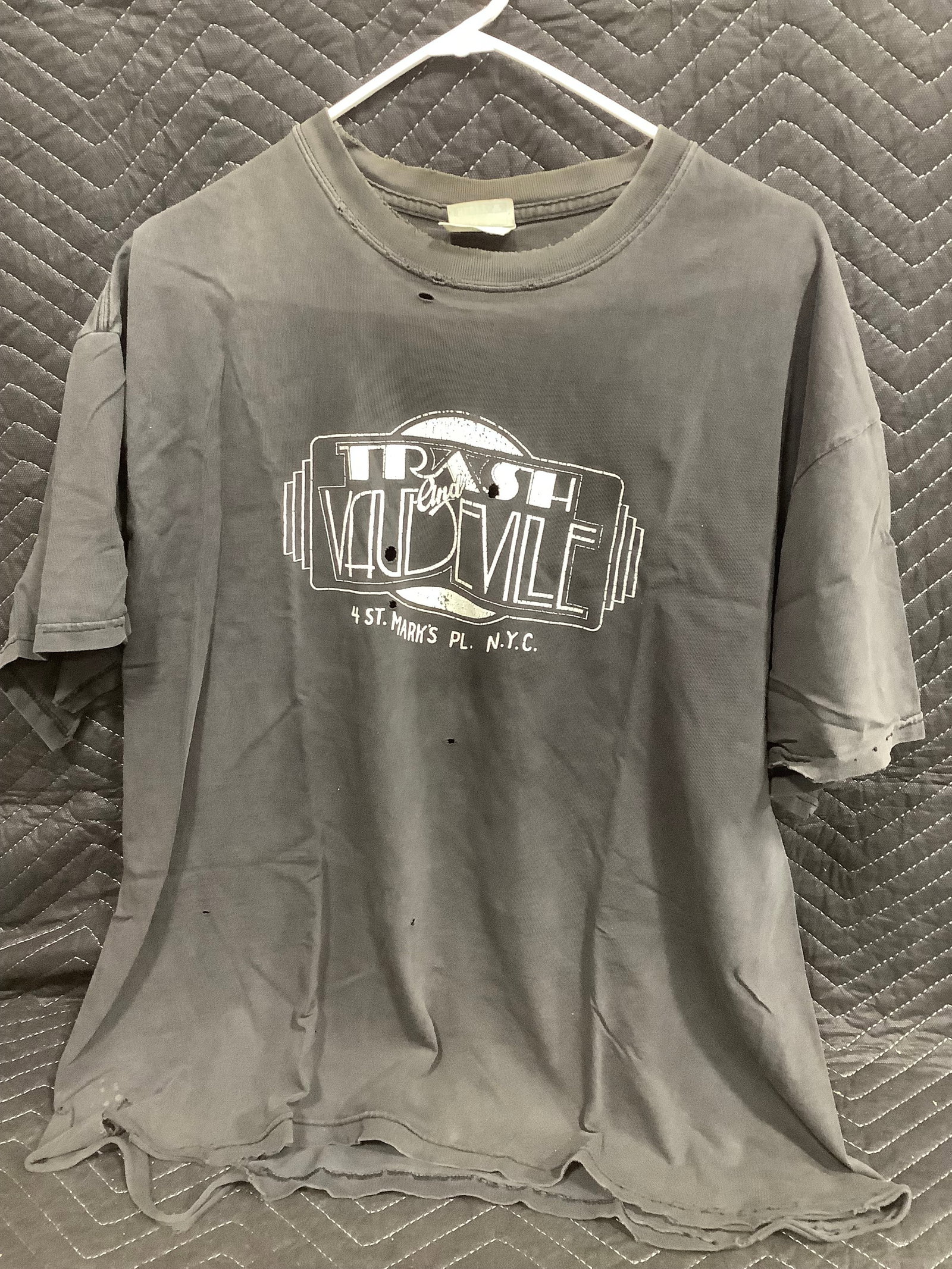 Trash and Vaudeville tshirt(has holes-XL) (1 of 1)