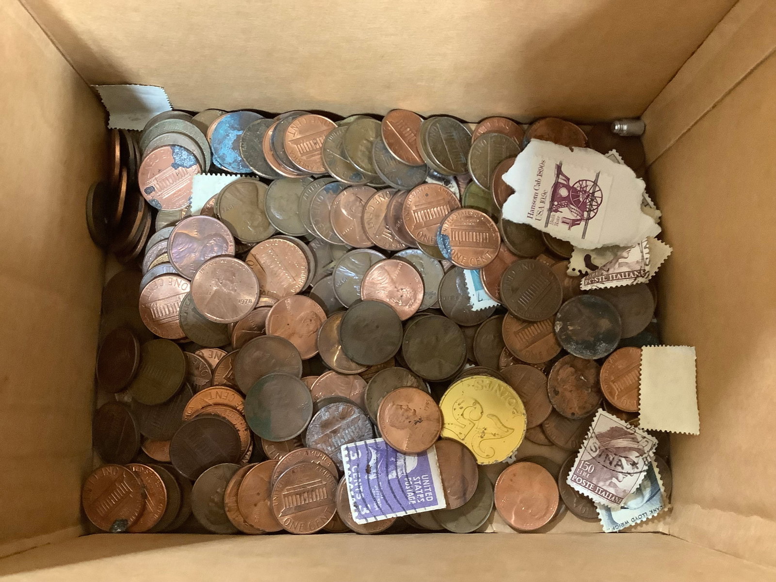 Unsearched pennies: Unsearched pennies