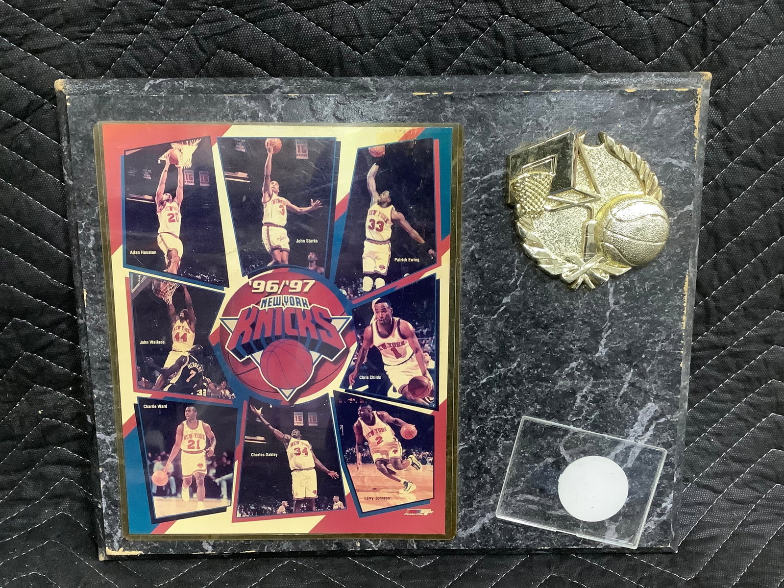 New York Knicks 1996/97 wall plaque(12inx15in) (1 of 1)