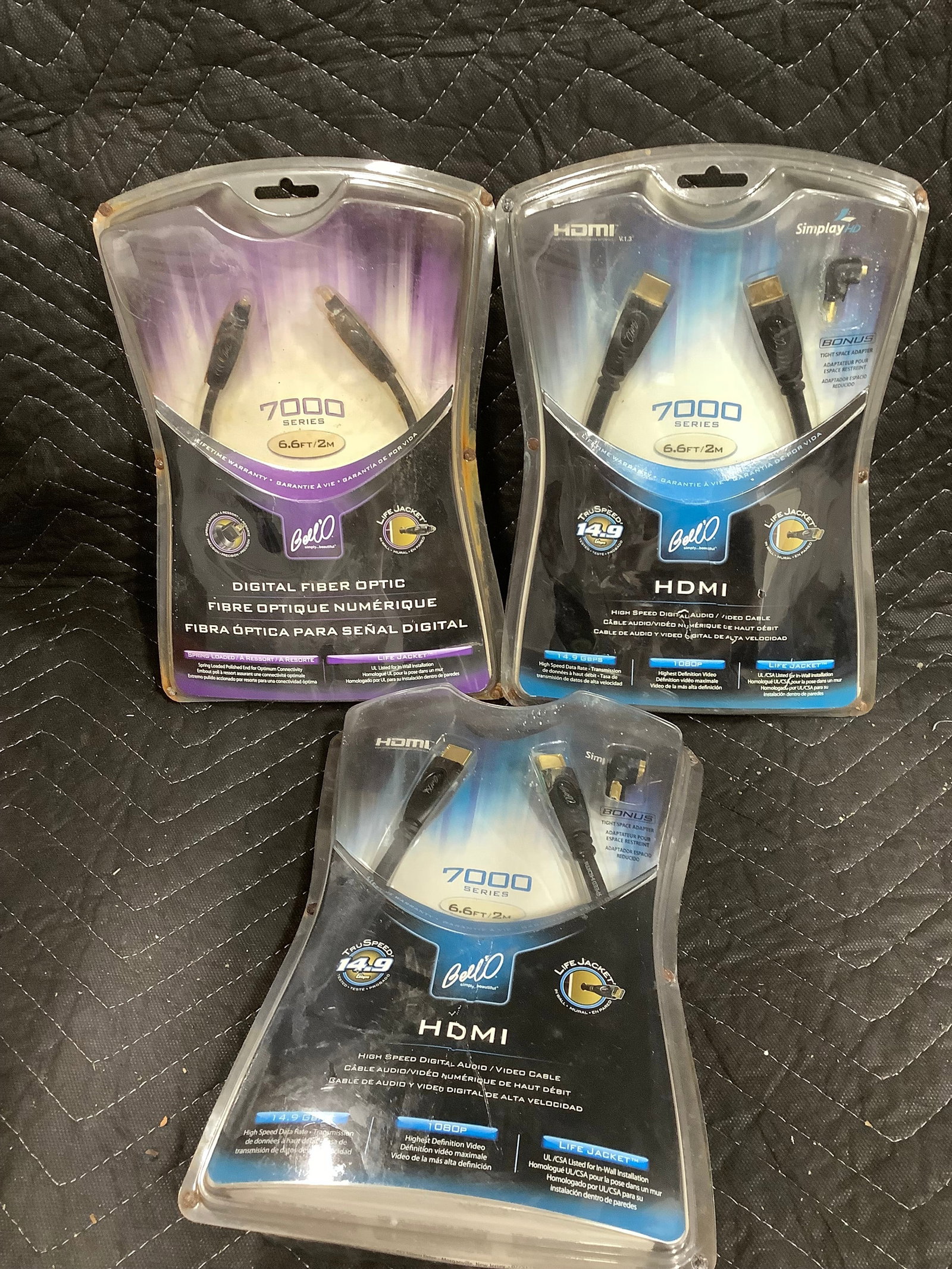 Bell-o HDMI/digital fiber optic cables*new in package* (1 of 1)