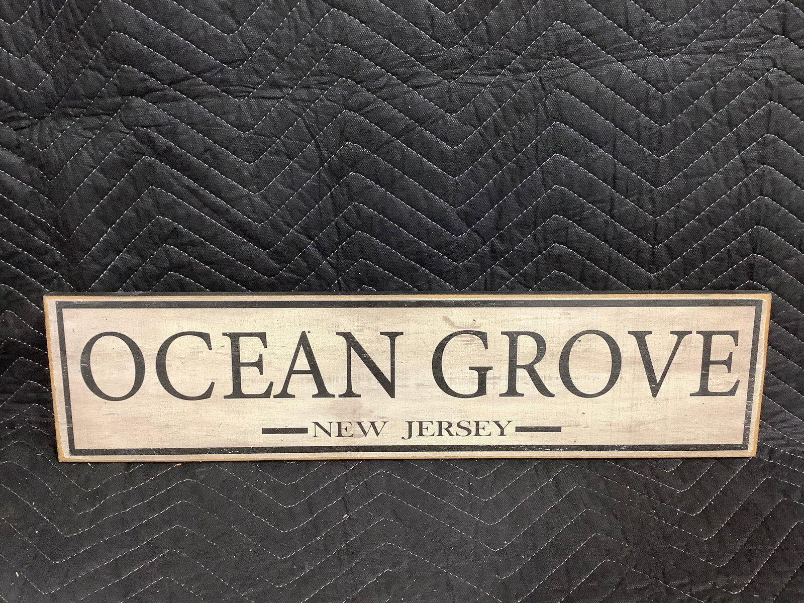 Ocean Grove wooden sign(6inx24in) (1 of 1)