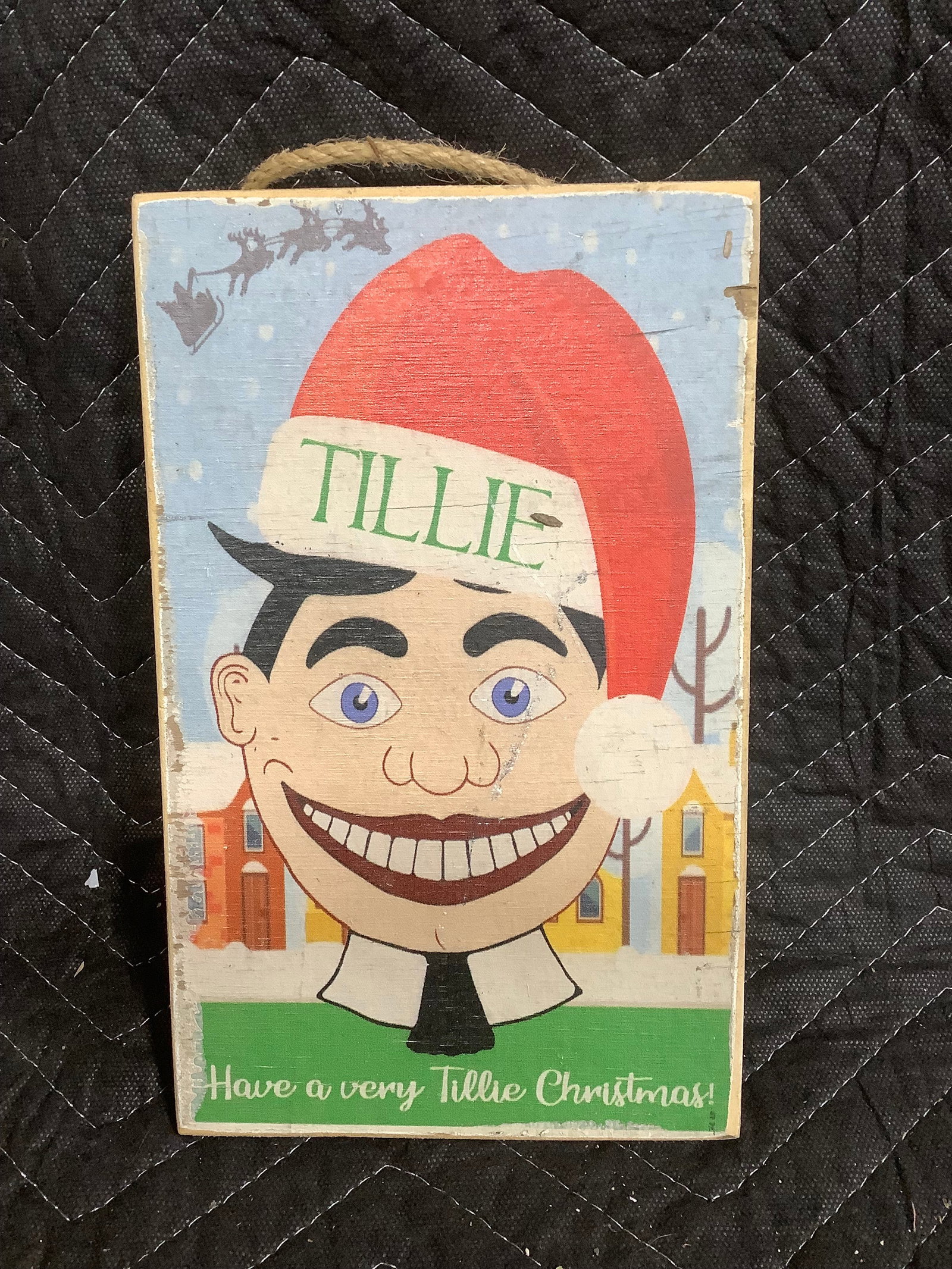 Have a very Tillie christmas wooden wall decor(6inx10in) (1 of 1)