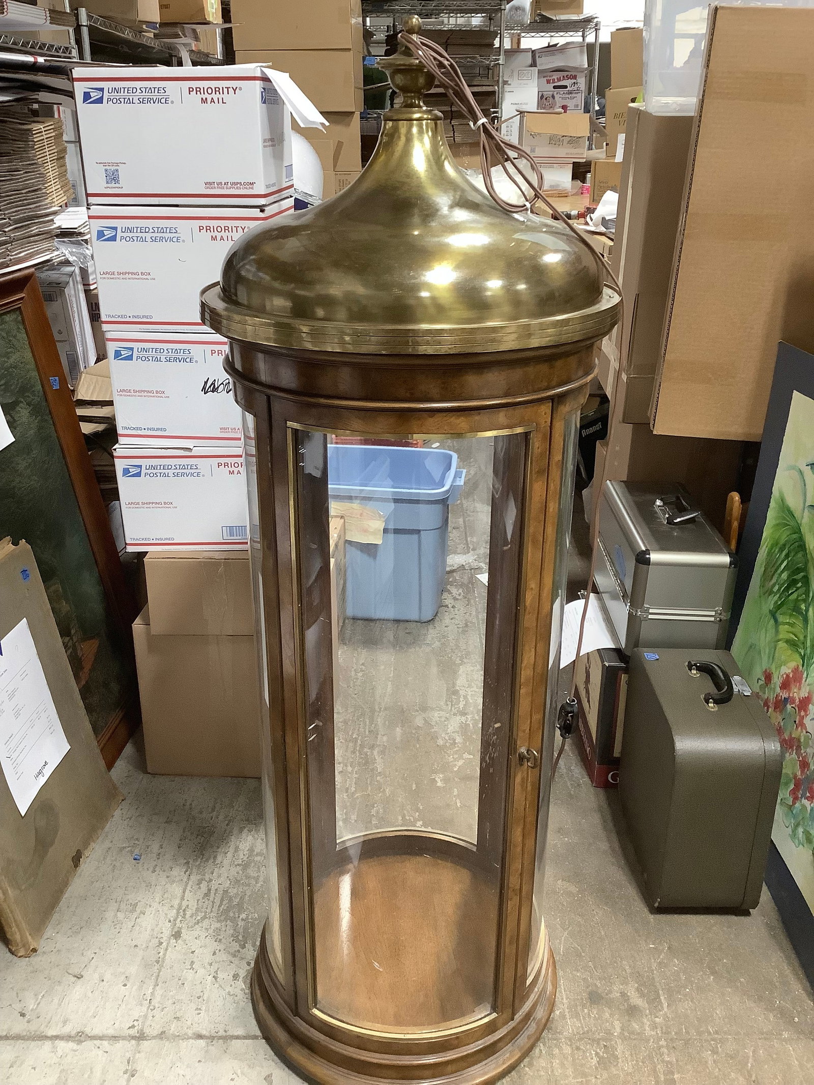 Vintage curio cabinet(56in tall) (1 of 1)