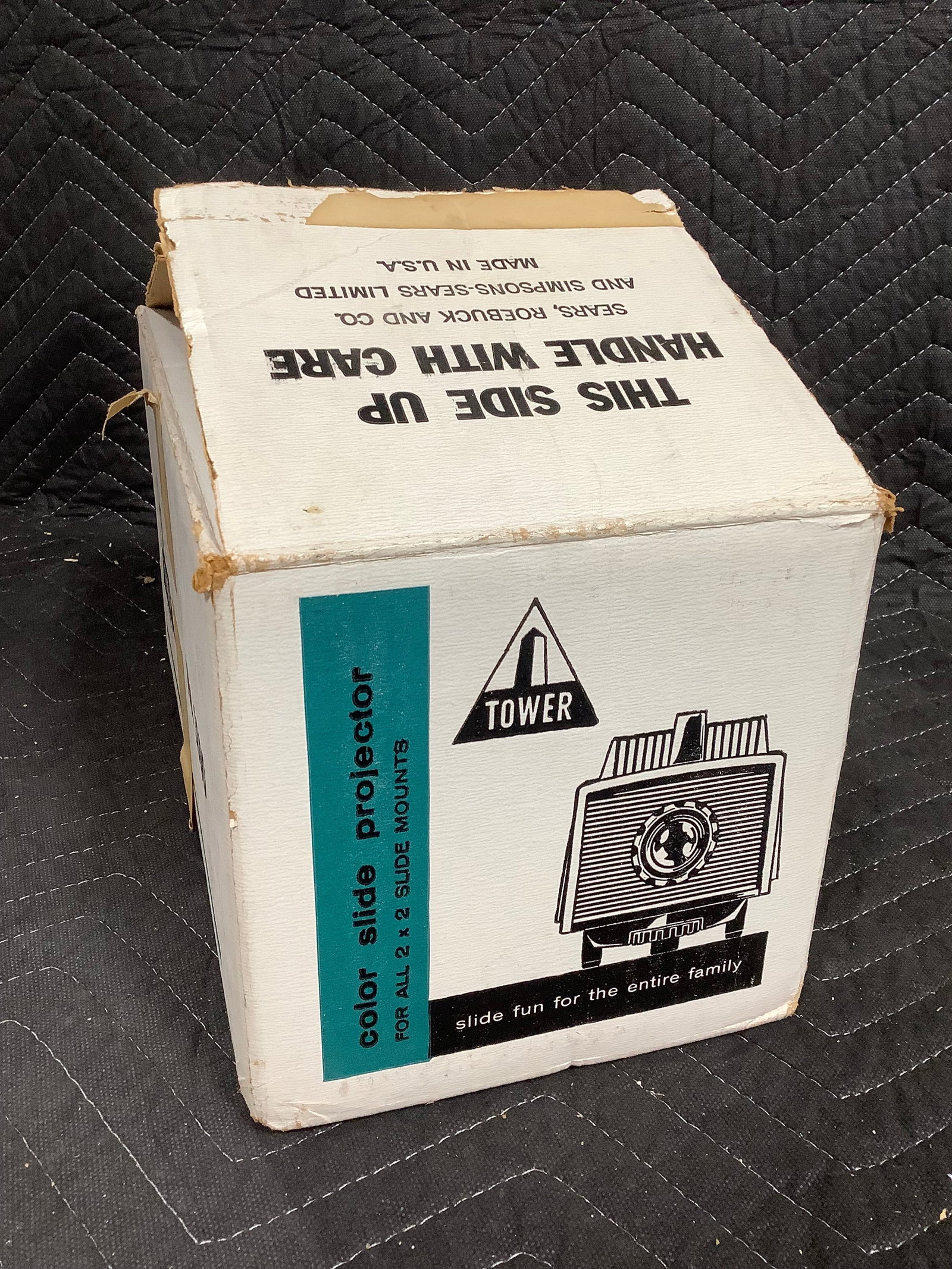 Vintage color slide projector: Vintage color slide projector