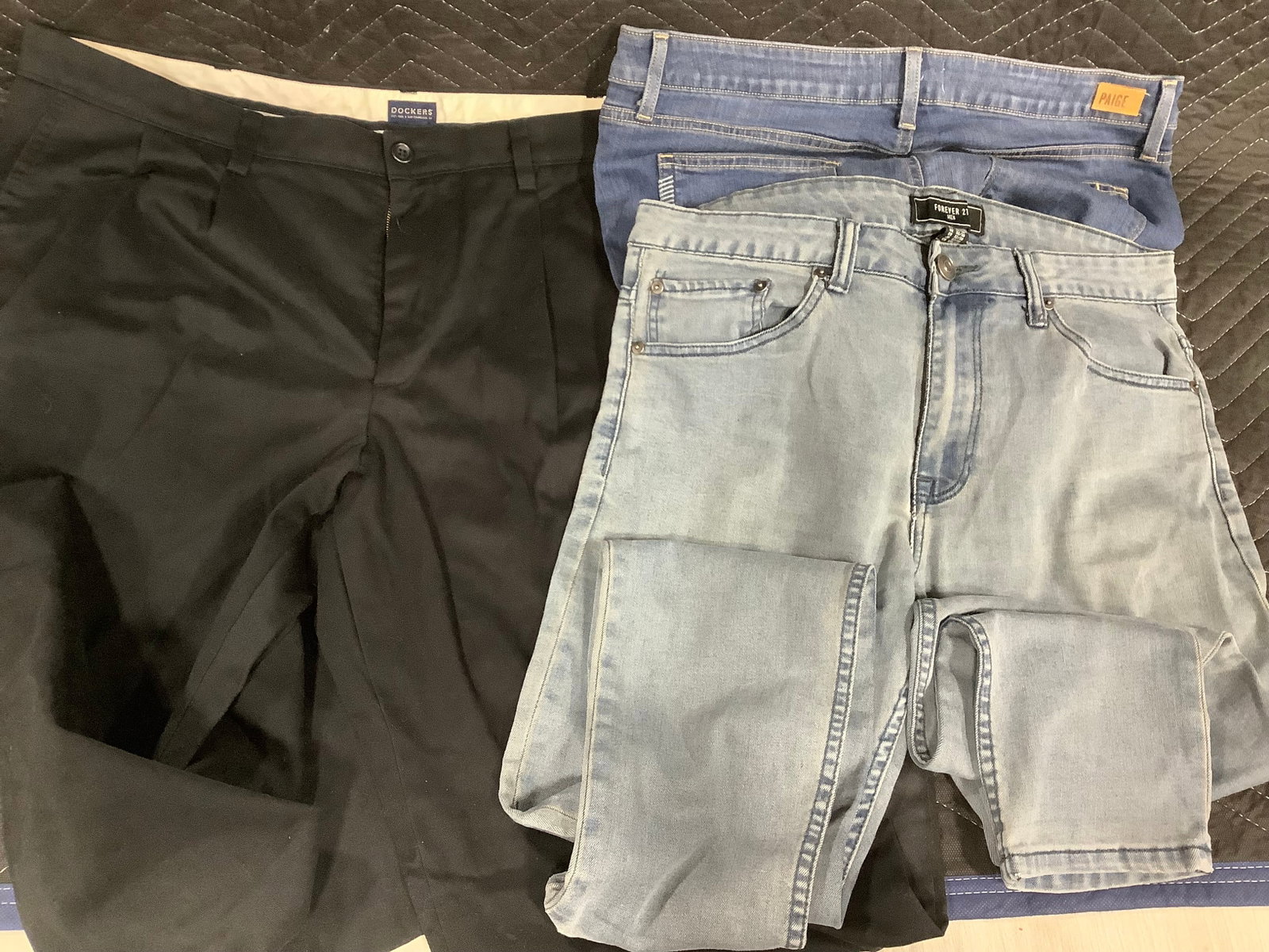 Forever 21 mens Jeans (32/30), Paige Jeans (32), and Docker Pants (W42 L30) (1 of 1)