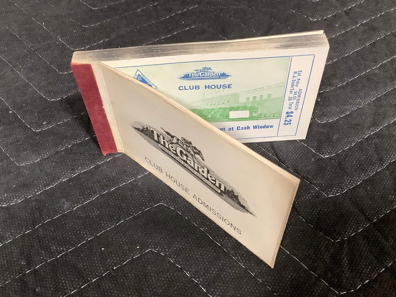 Vintage Garden State Racing Complete Ticket Booklet *never used* (1 of 1)